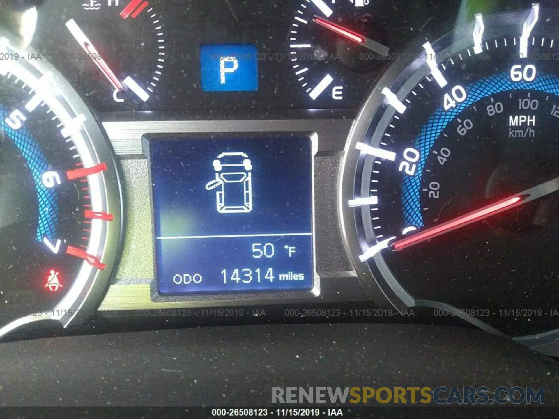 7 fotografías del automóvil dañado JTEBU5JR4K5676623 TOYOTA 4RUNNER 2019
