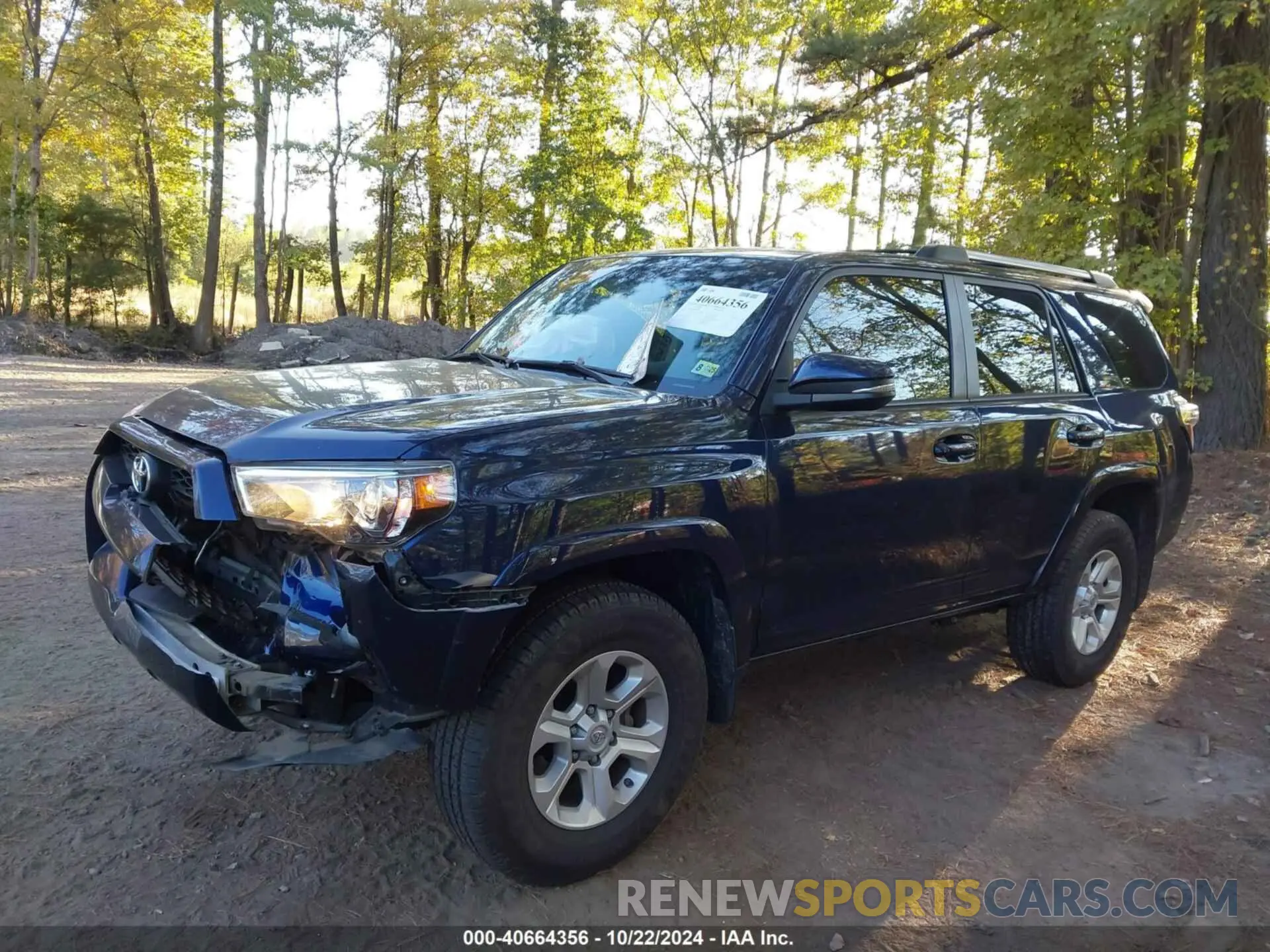 2 fotografías del automóvil dañado JTEBU5JR4K5694023 TOYOTA 4RUNNER 2019