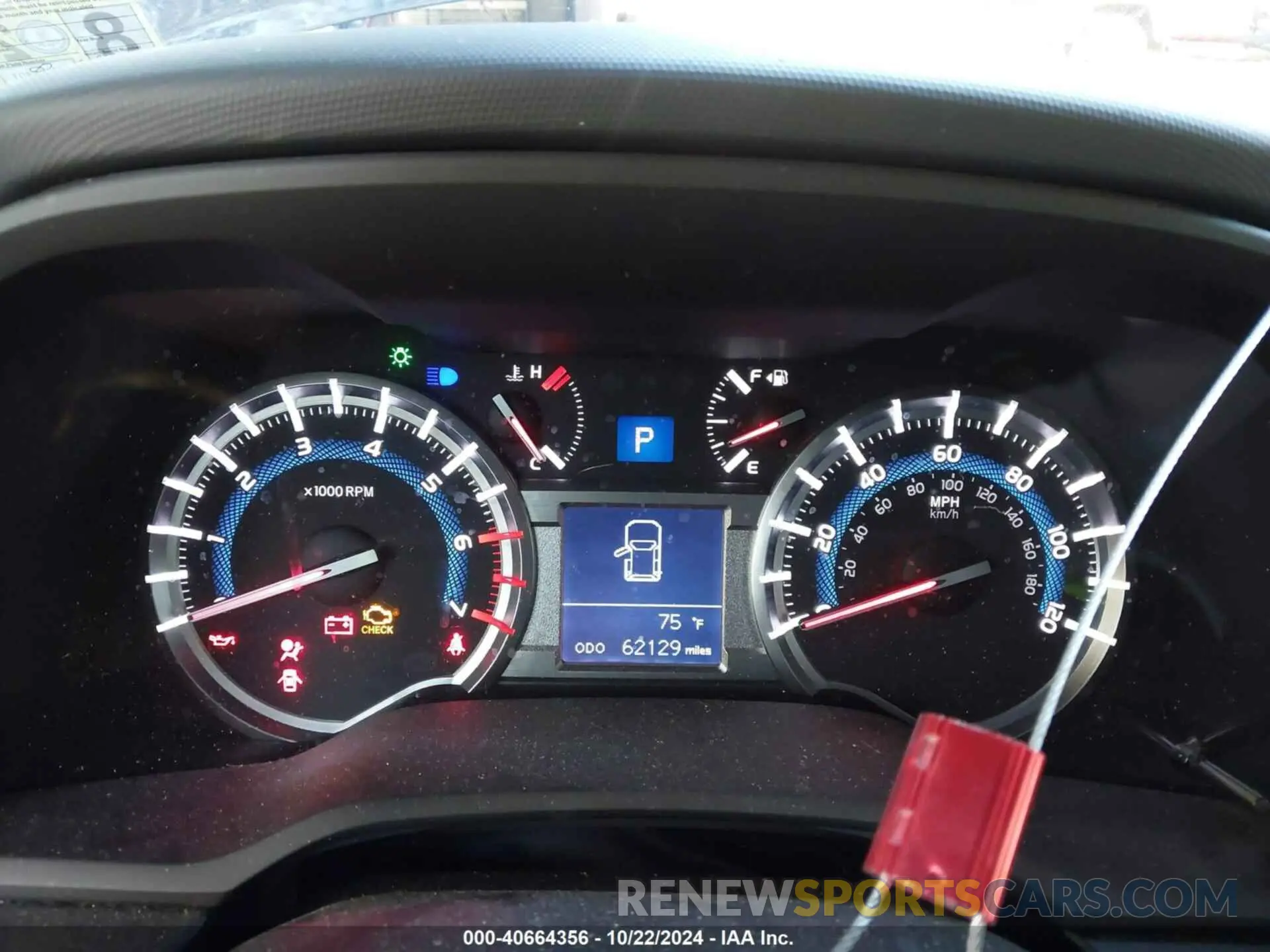 7 fotografías del automóvil dañado JTEBU5JR4K5694023 TOYOTA 4RUNNER 2019