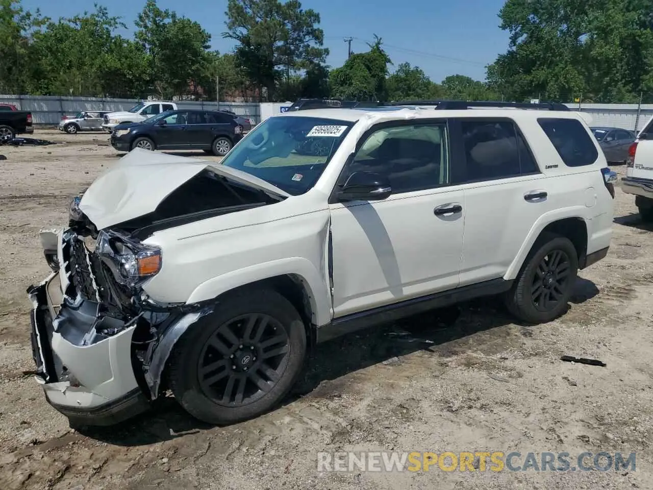 1 fotografías del automóvil dañado JTEBU5JR4K5696399 TOYOTA 4RUNNER 2019