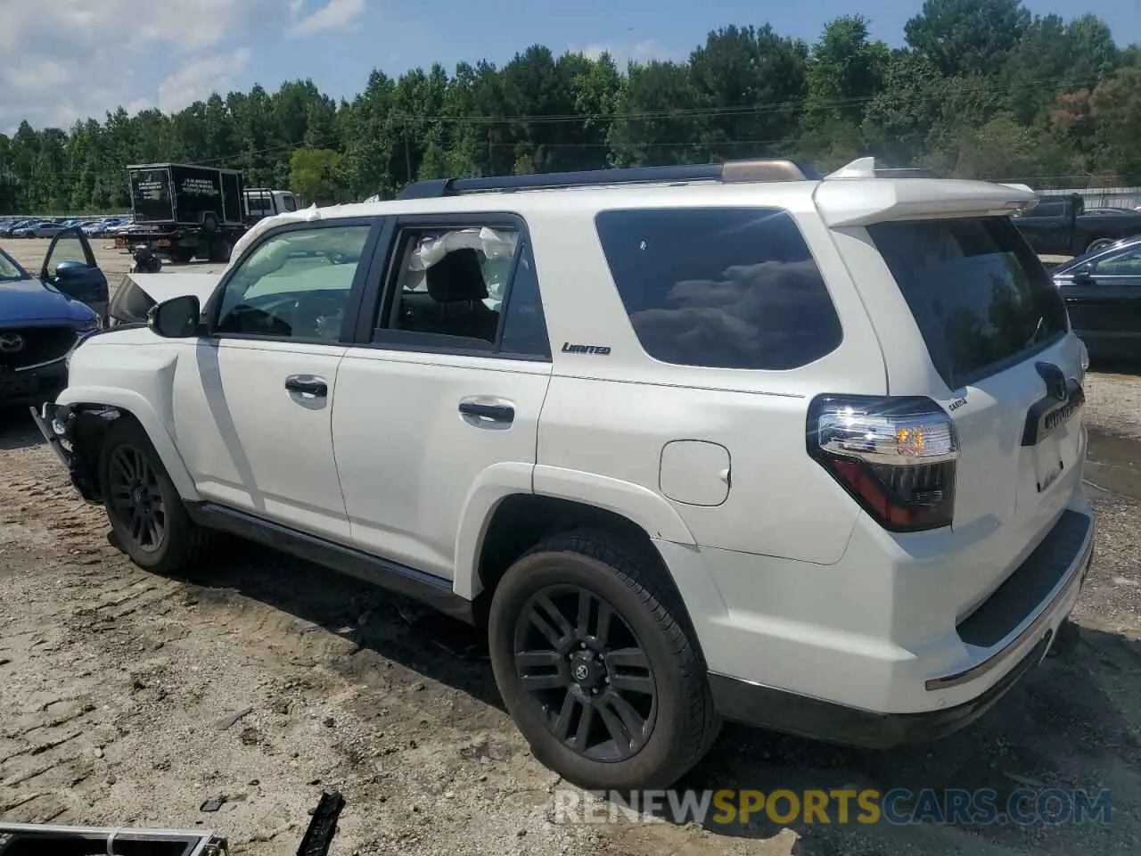 2 fotografías del automóvil dañado JTEBU5JR4K5696399 TOYOTA 4RUNNER 2019