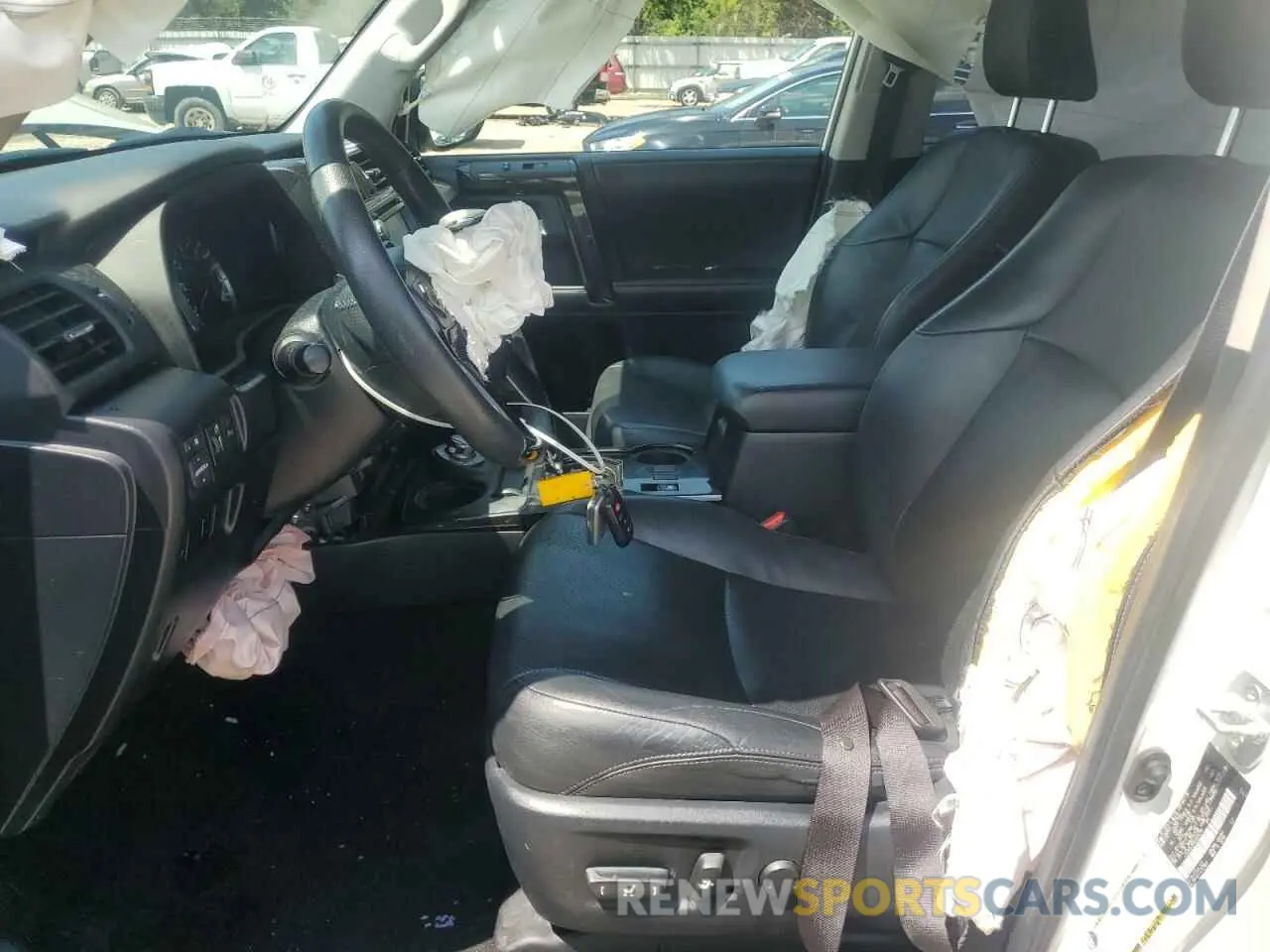 7 fotografías del automóvil dañado JTEBU5JR4K5696399 TOYOTA 4RUNNER 2019