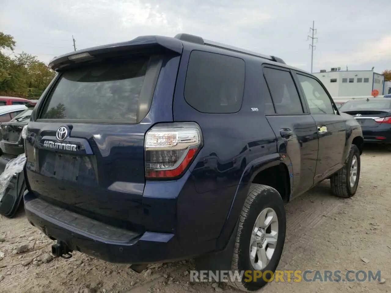 4 fotografías del automóvil dañado JTEBU5JR4K5699125 TOYOTA 4RUNNER 2019