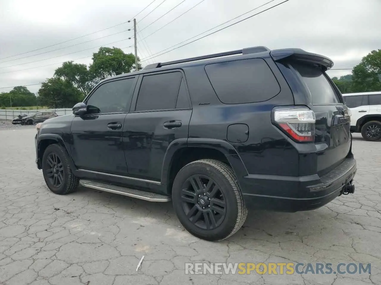 2 fotografías del automóvil dañado JTEBU5JR4K5701195 TOYOTA 4RUNNER 2019