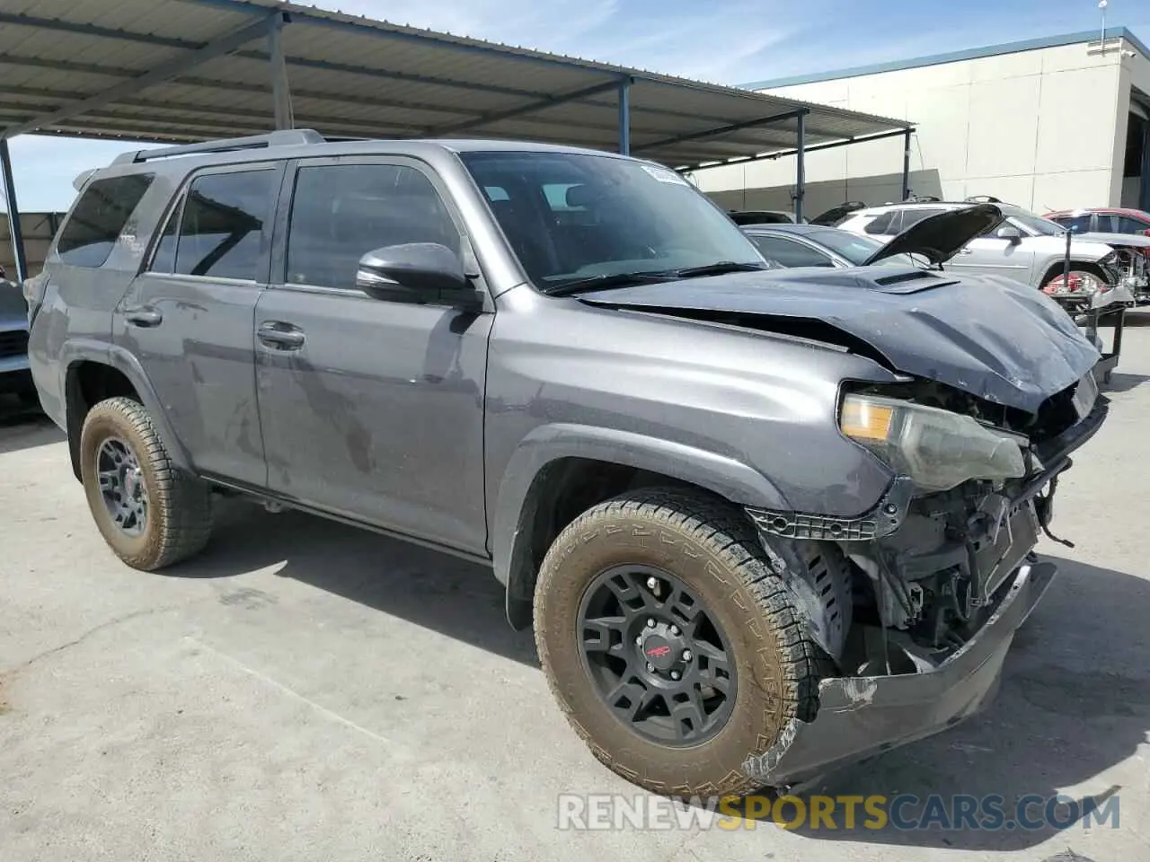 4 fotografías del automóvil dañado JTEBU5JR4K5701505 TOYOTA 4RUNNER 2019
