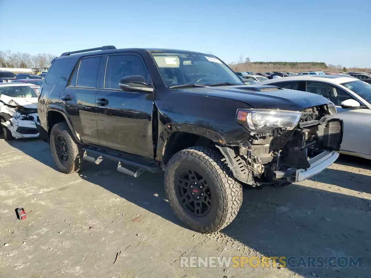 4 fotografías del automóvil dañado JTEBU5JR4K5729952 TOYOTA 4RUNNER 2019
