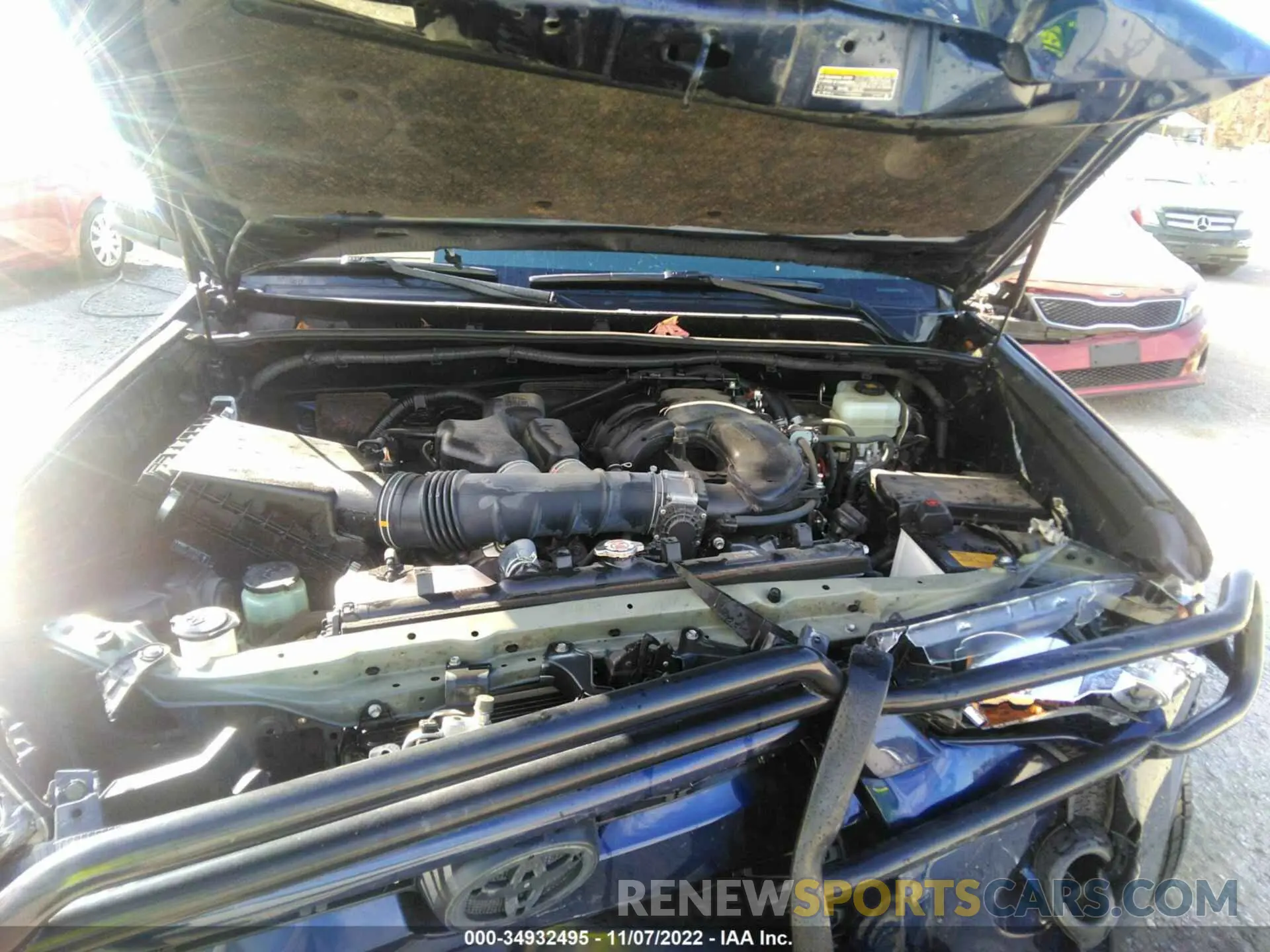 10 fotografías del automóvil dañado JTEBU5JR5K5713212 TOYOTA 4RUNNER 2019