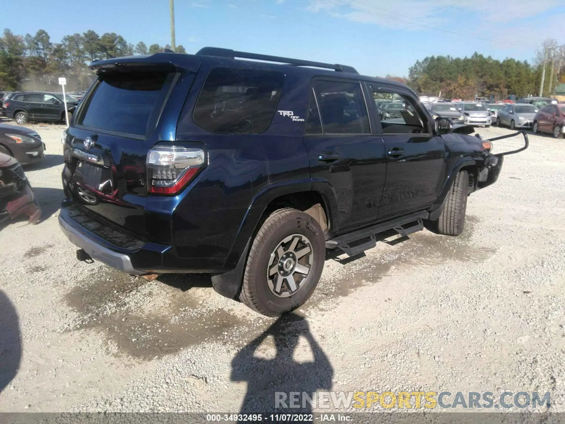 4 fotografías del automóvil dañado JTEBU5JR5K5713212 TOYOTA 4RUNNER 2019