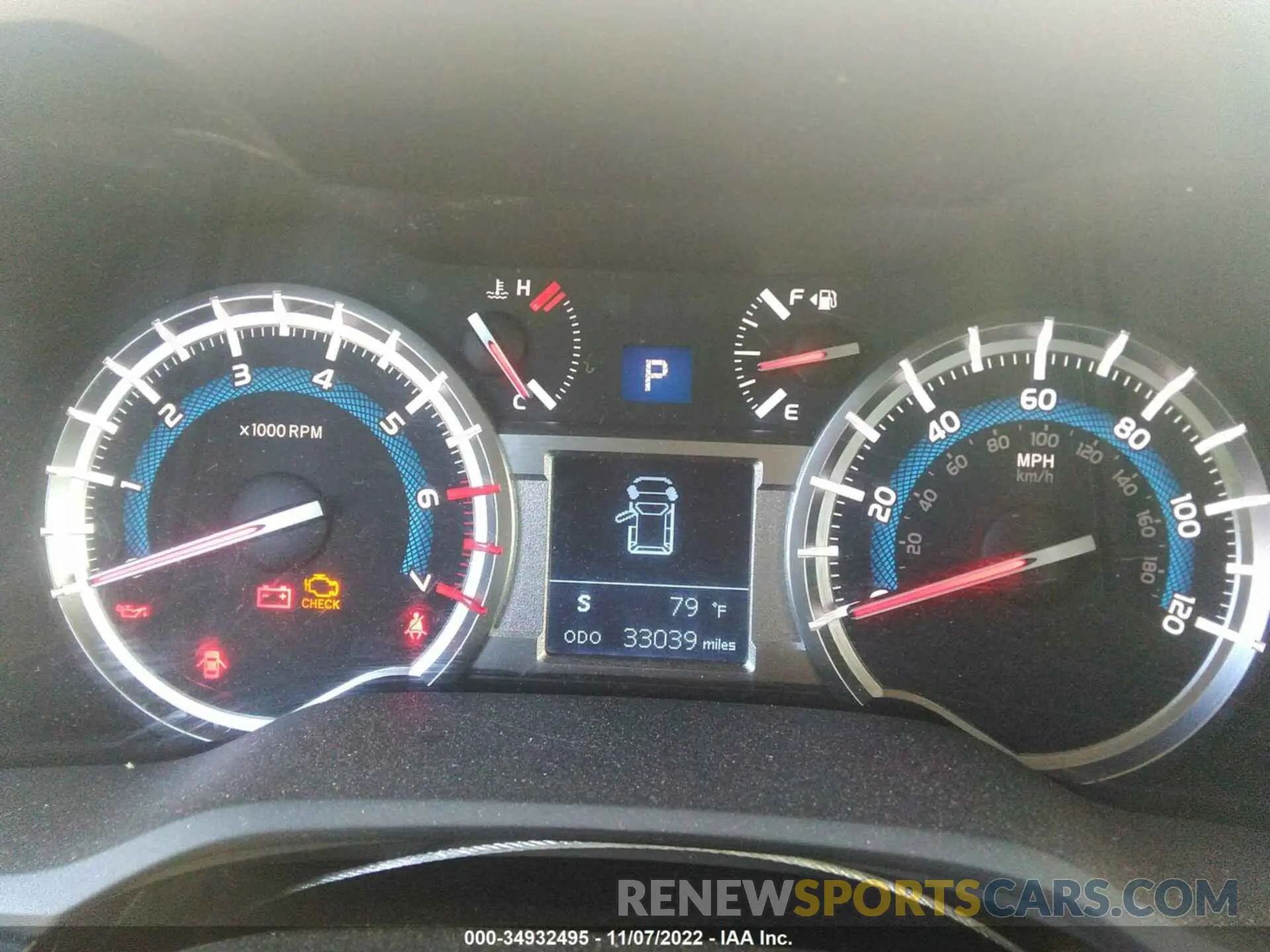 7 fotografías del automóvil dañado JTEBU5JR5K5713212 TOYOTA 4RUNNER 2019