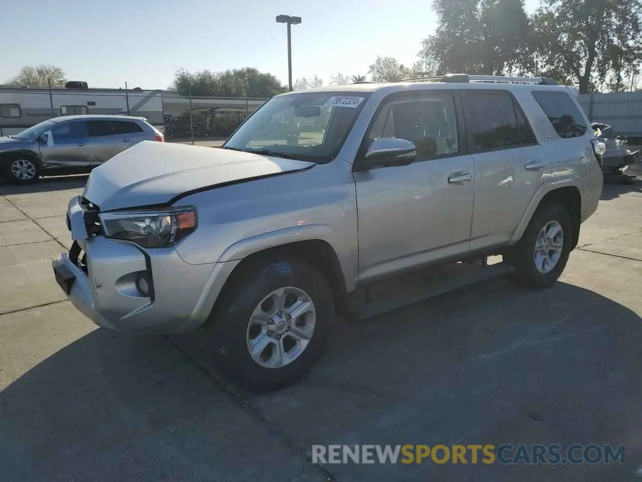 1 fotografías del automóvil dañado JTEBU5JR5K5729121 TOYOTA 4RUNNER 2019