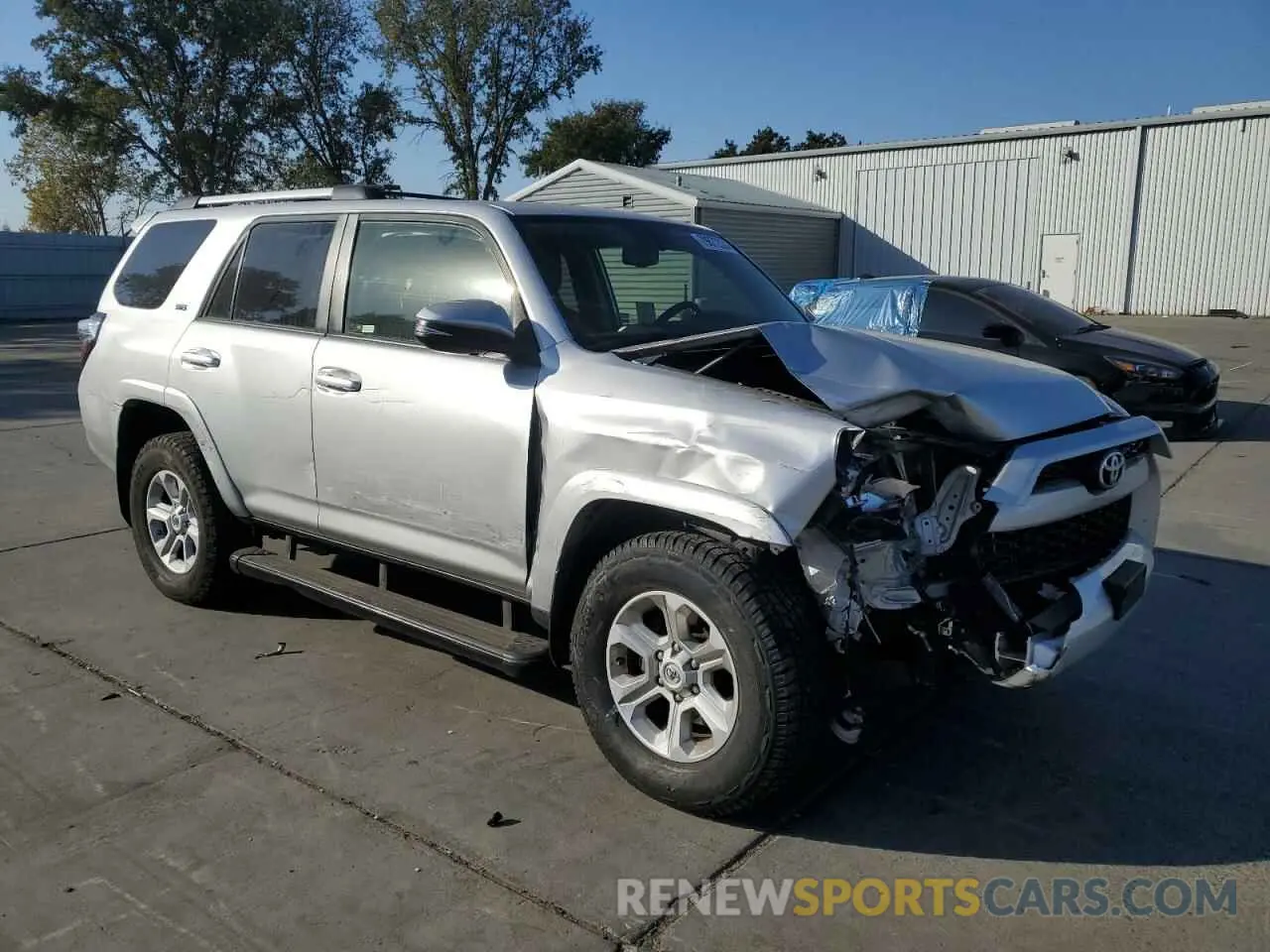 4 fotografías del automóvil dañado JTEBU5JR5K5729121 TOYOTA 4RUNNER 2019