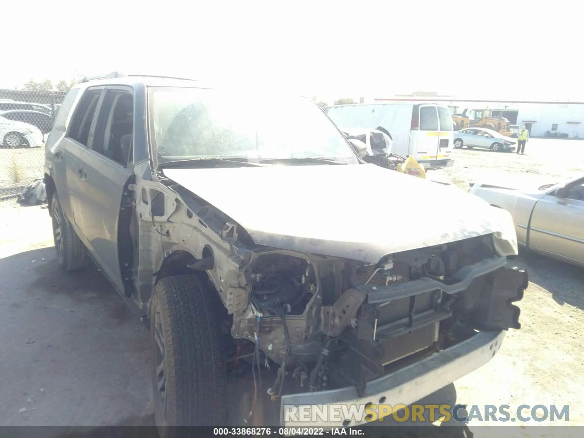 6 fotografías del automóvil dañado JTEBU5JR6K5612020 TOYOTA 4RUNNER 2019