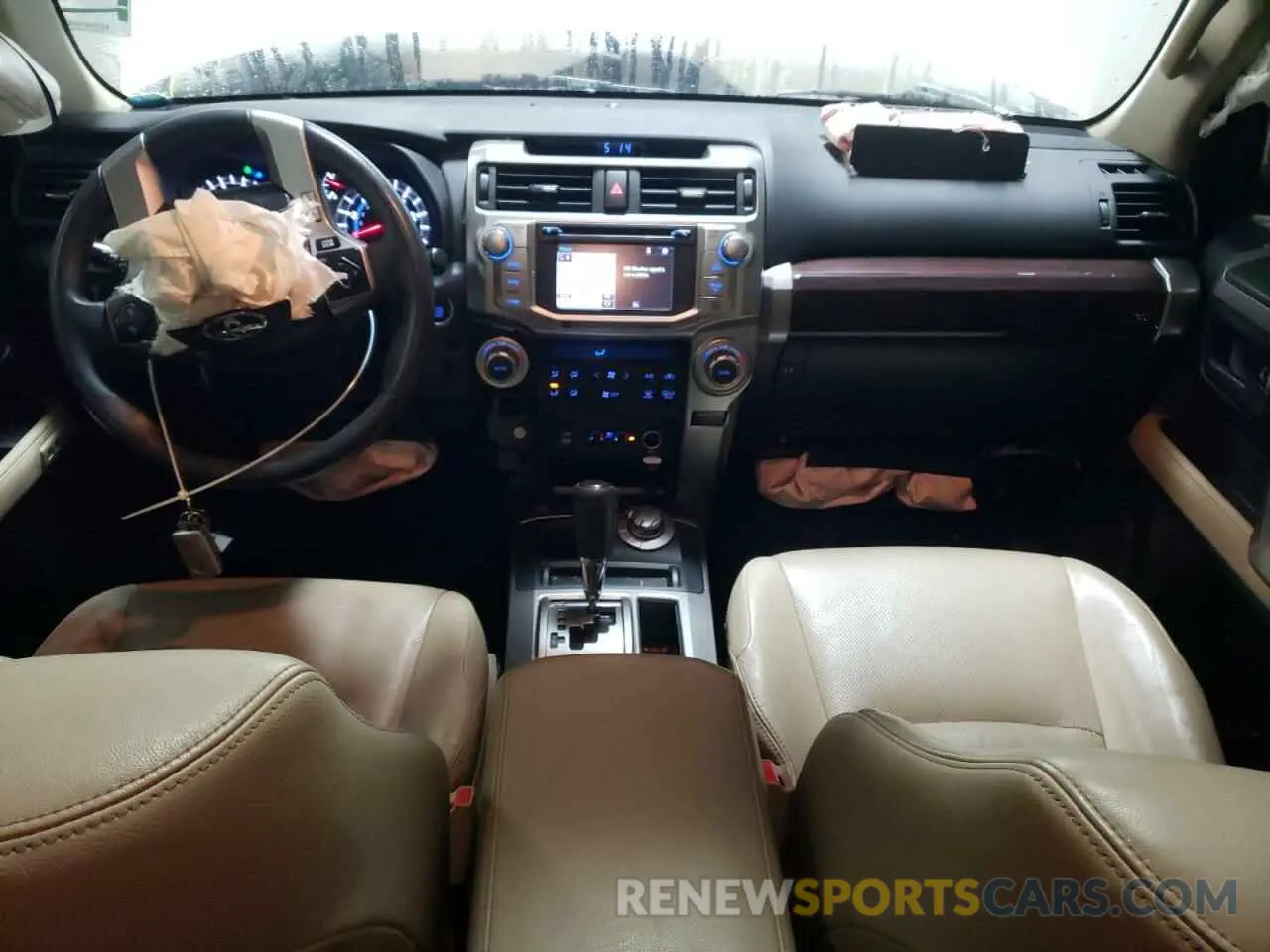 8 fotografías del automóvil dañado JTEBU5JR6K5615211 TOYOTA 4RUNNER 2019