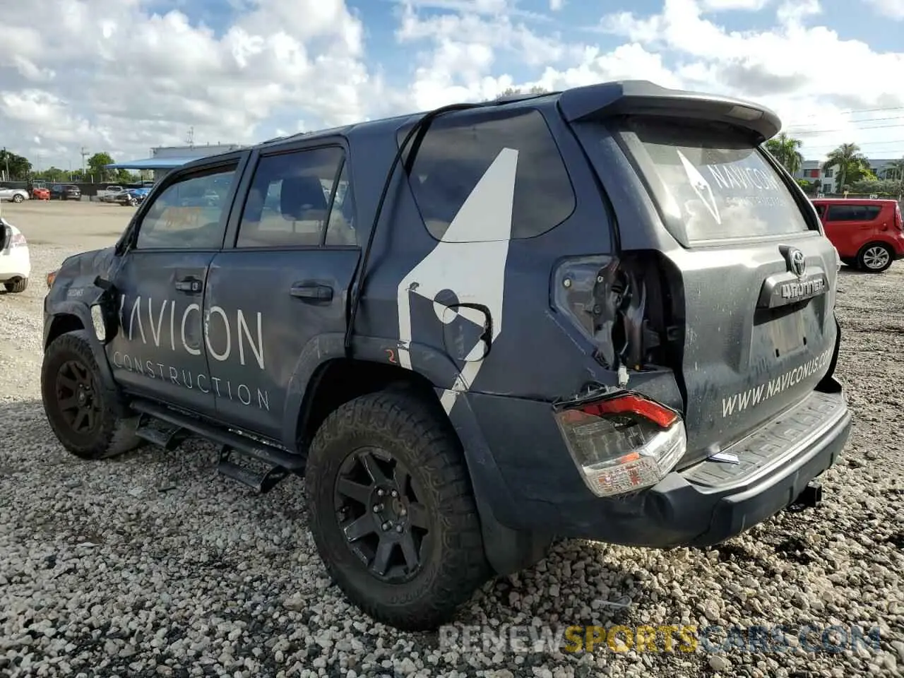 3 fotografías del automóvil dañado JTEBU5JR6K5625656 TOYOTA 4RUNNER 2019