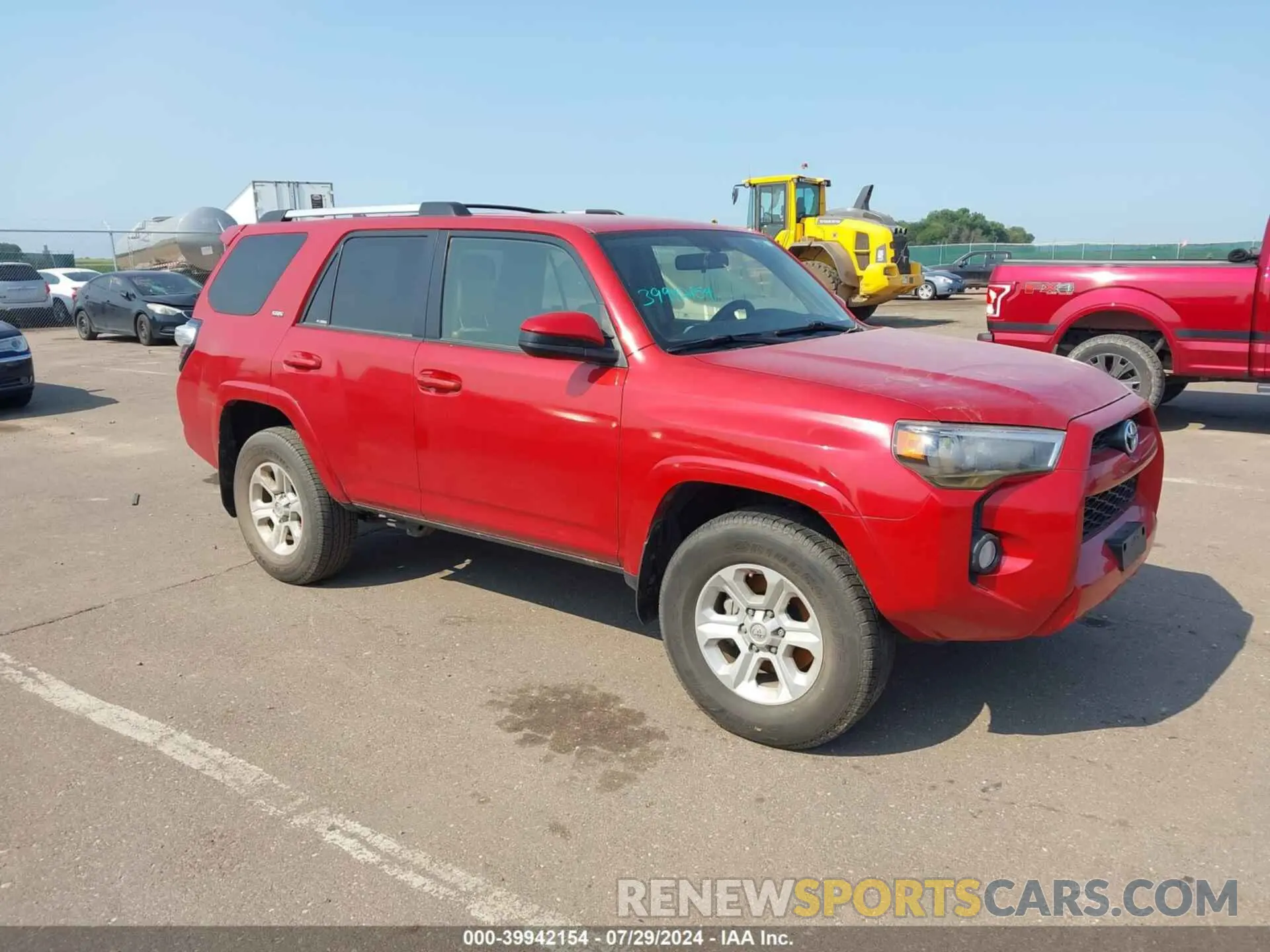 1 fotografías del automóvil dañado JTEBU5JR6K5649407 TOYOTA 4RUNNER 2019