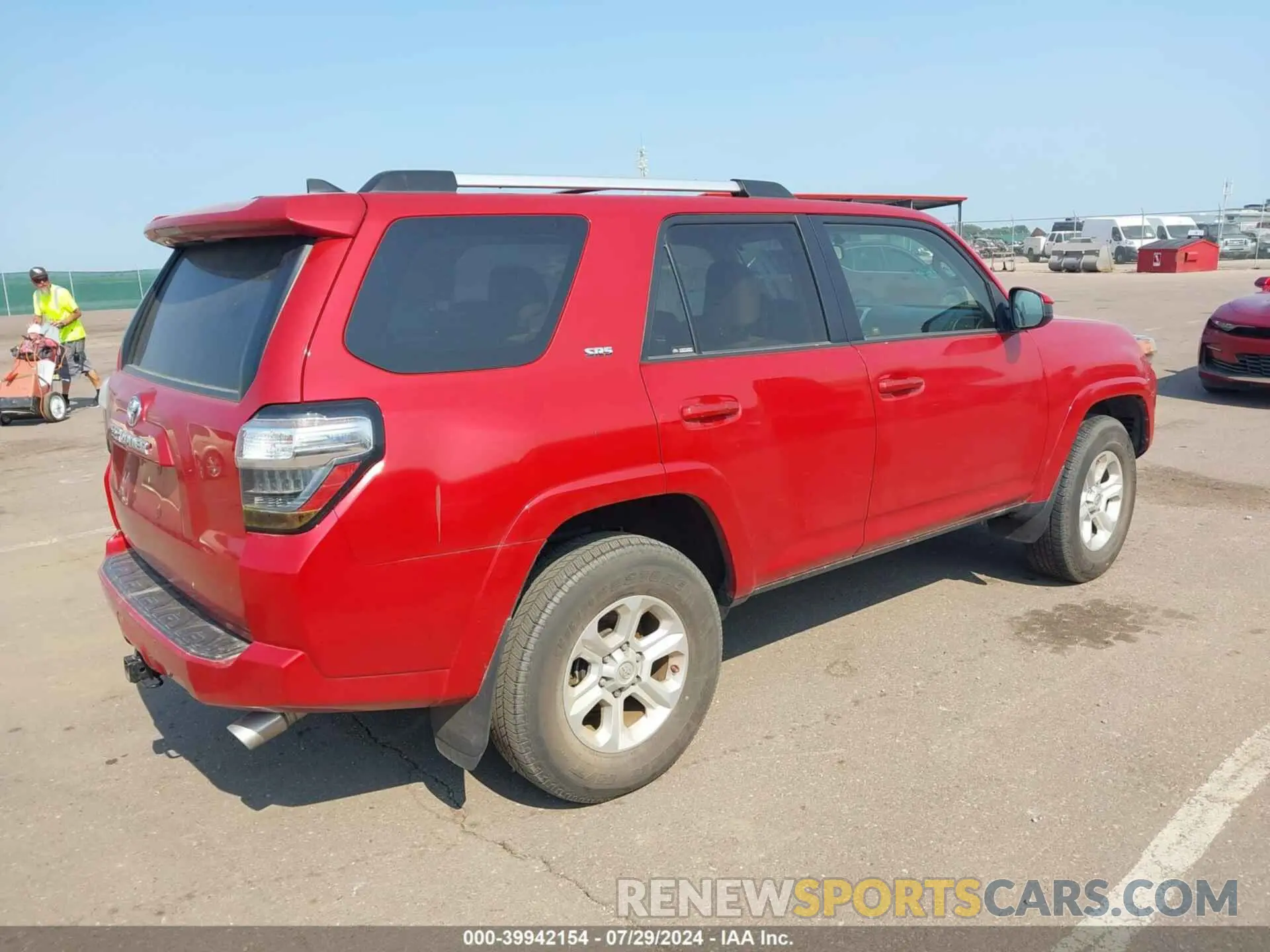 4 fotografías del automóvil dañado JTEBU5JR6K5649407 TOYOTA 4RUNNER 2019