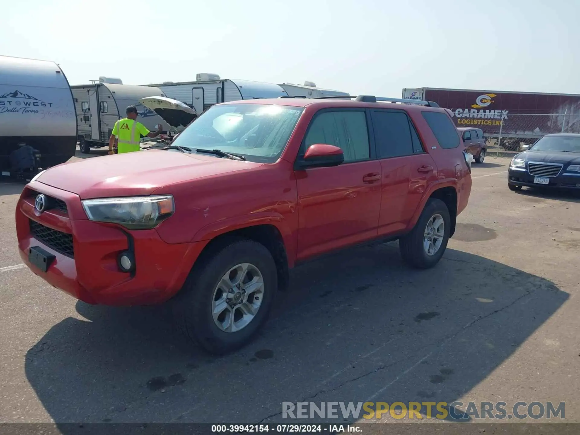 6 fotografías del automóvil dañado JTEBU5JR6K5649407 TOYOTA 4RUNNER 2019