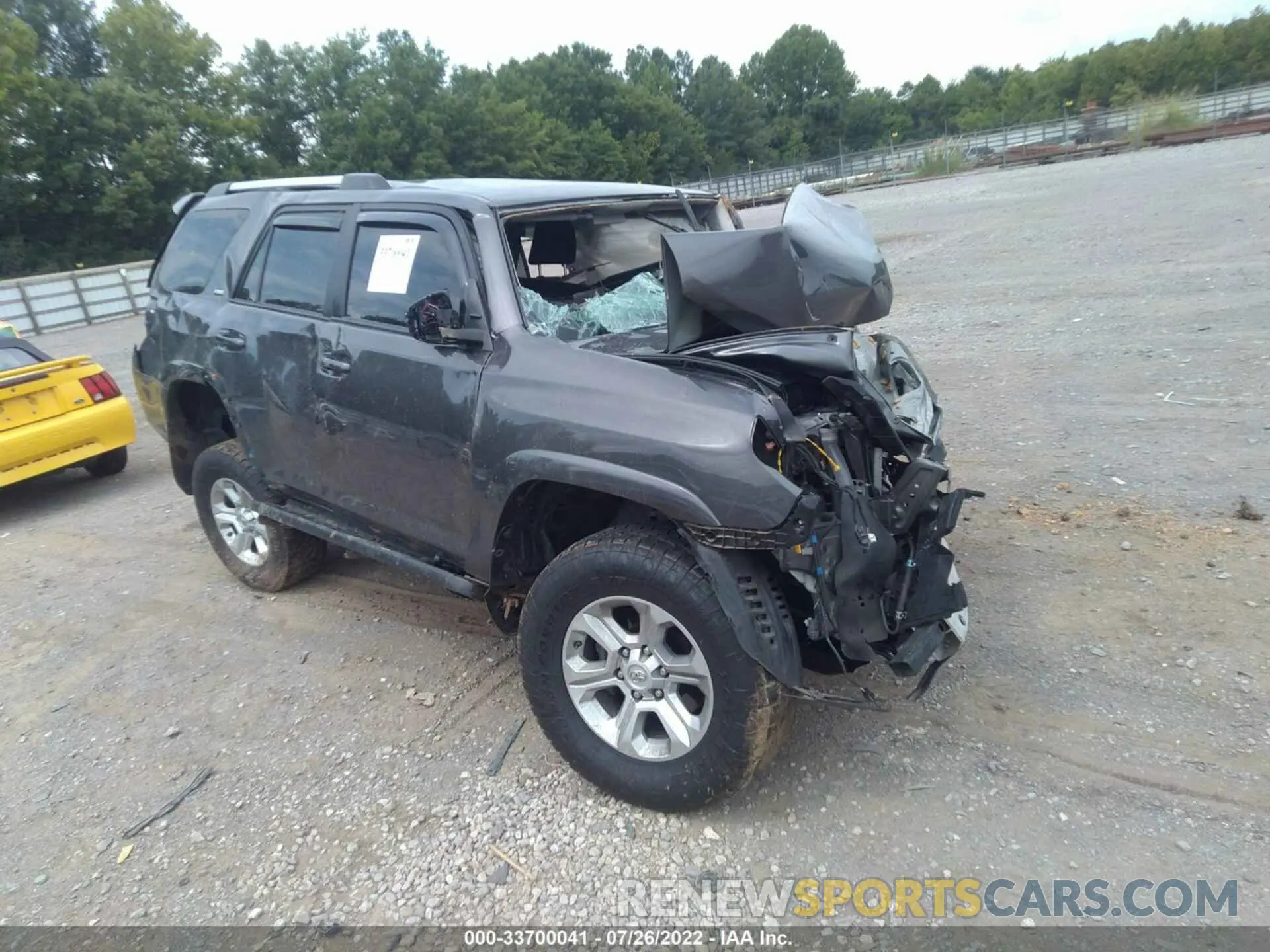 1 fotografías del automóvil dañado JTEBU5JR6K5656938 TOYOTA 4RUNNER 2019