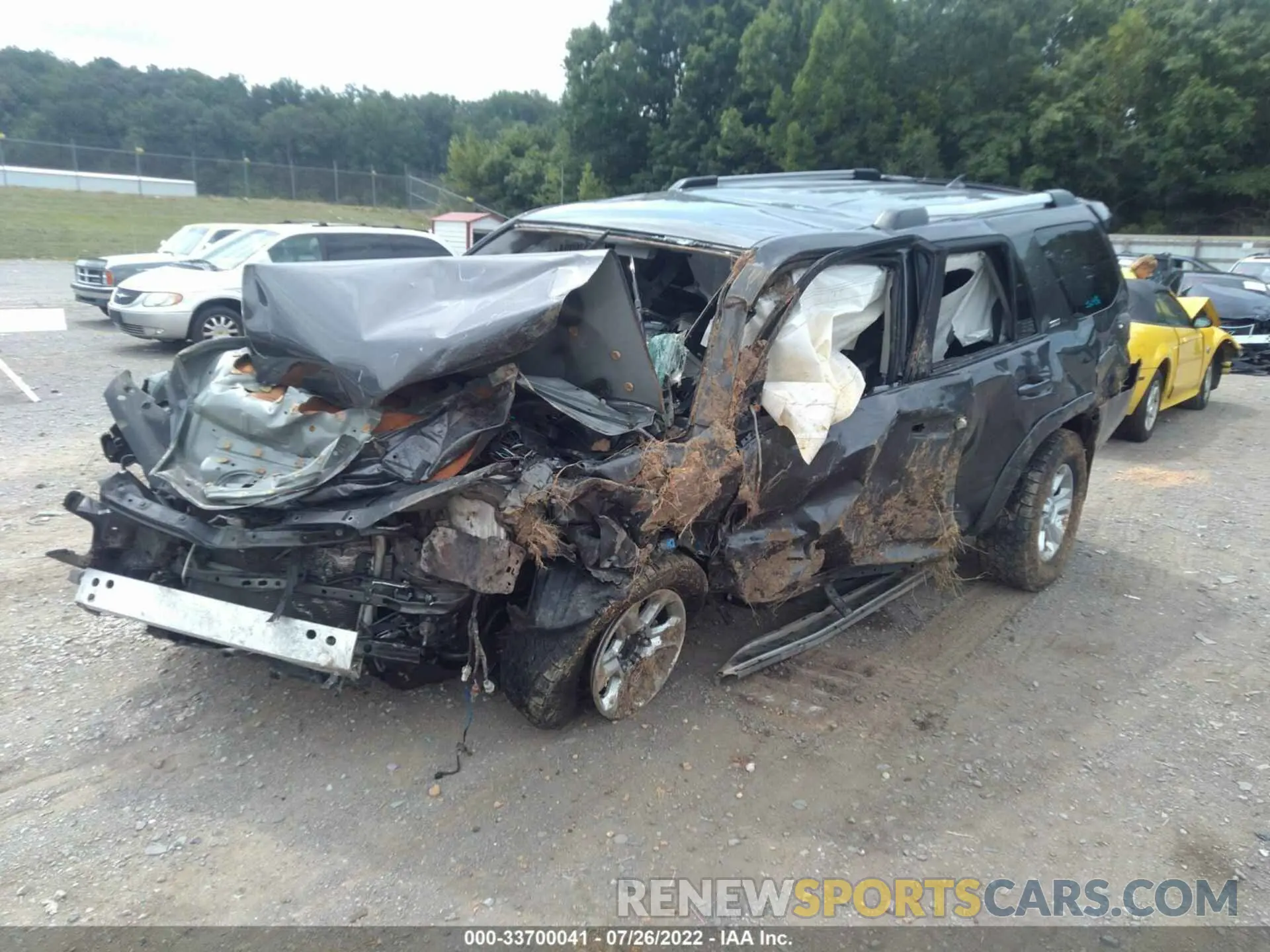 2 fotografías del automóvil dañado JTEBU5JR6K5656938 TOYOTA 4RUNNER 2019