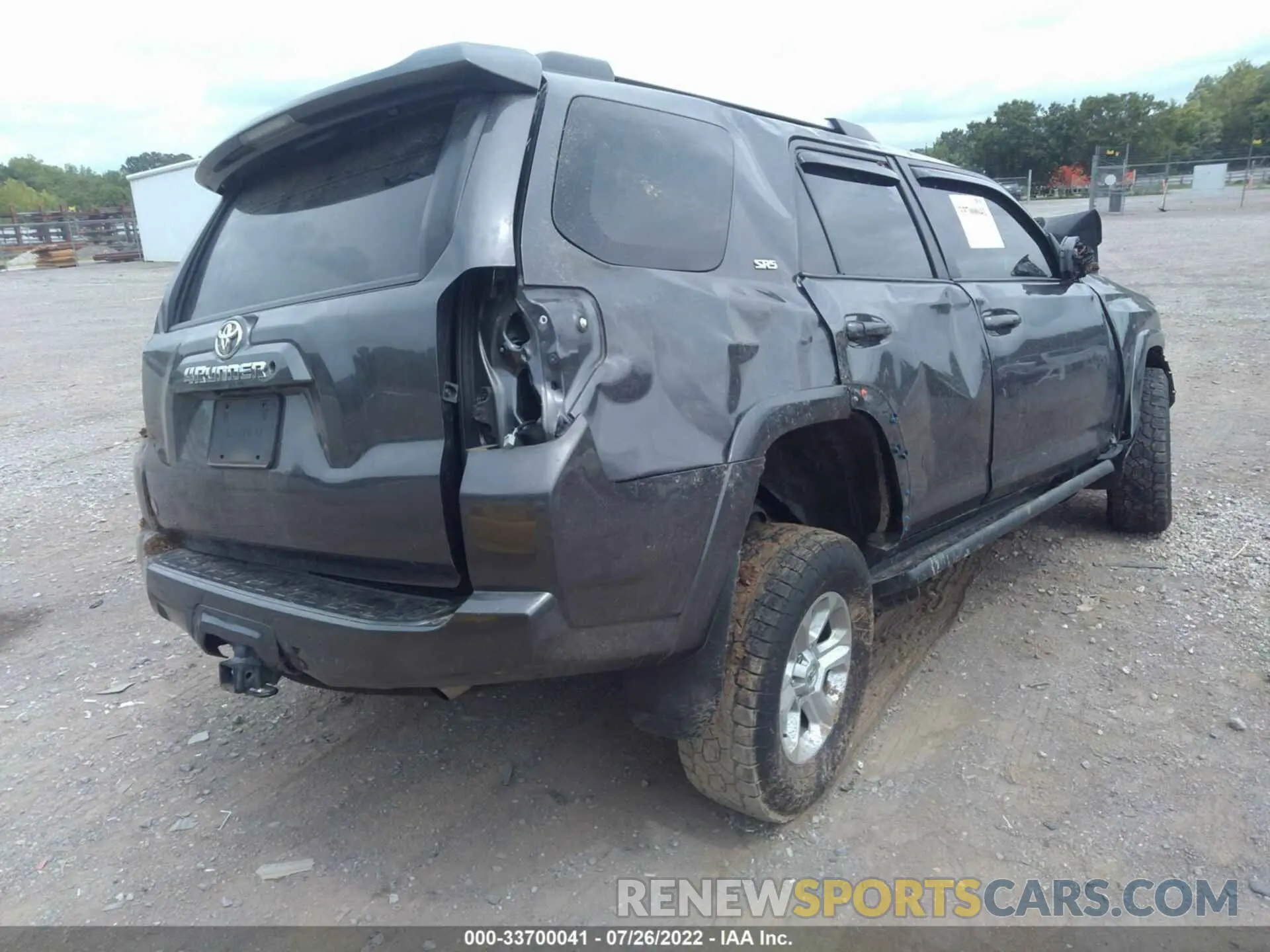 4 fotografías del automóvil dañado JTEBU5JR6K5656938 TOYOTA 4RUNNER 2019