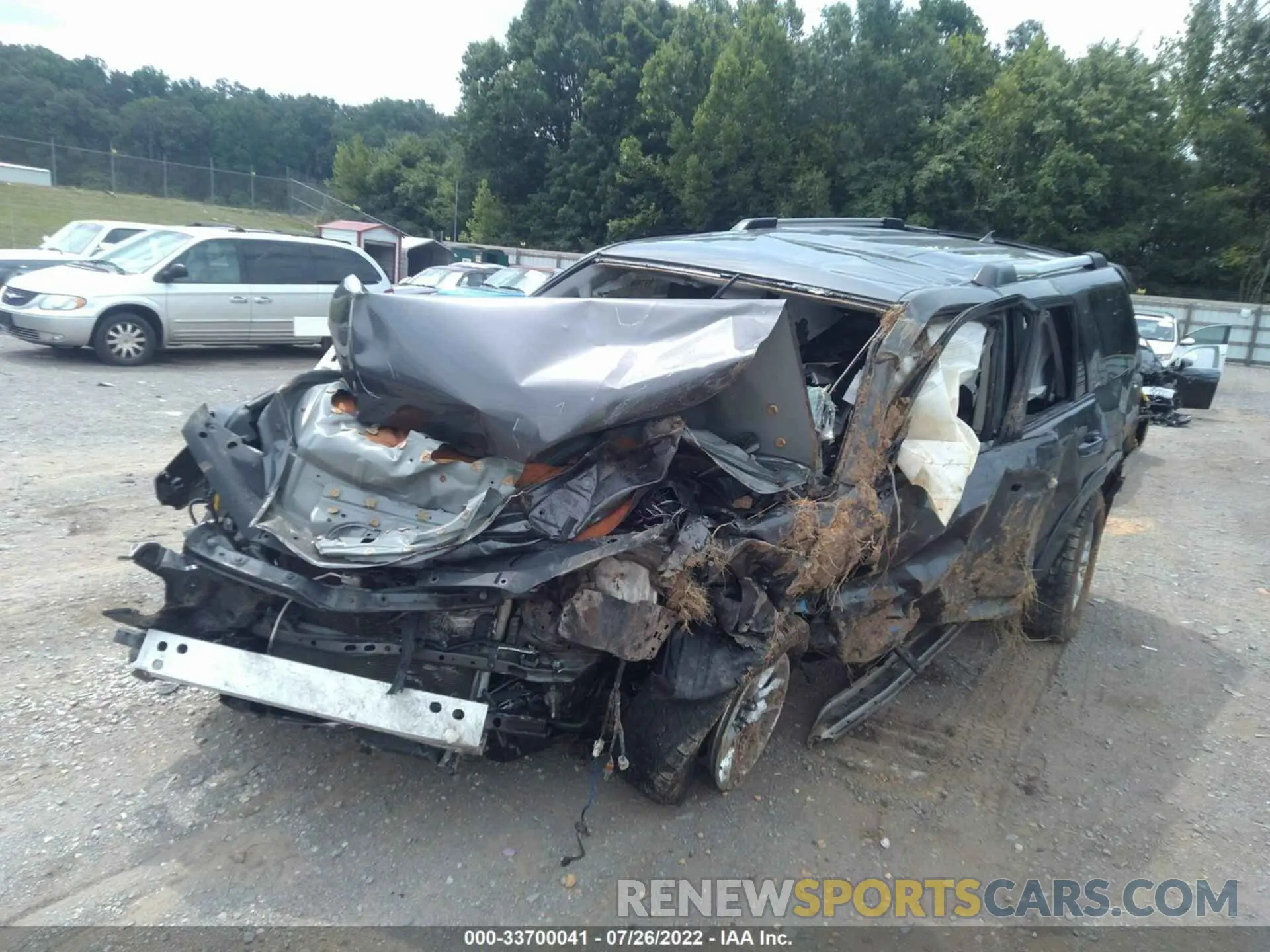 6 fotografías del automóvil dañado JTEBU5JR6K5656938 TOYOTA 4RUNNER 2019