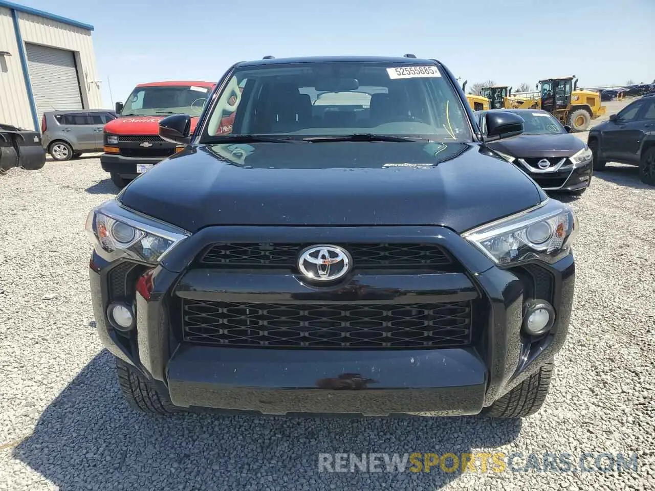 5 fotografías del automóvil dañado JTEBU5JR6K5672508 TOYOTA 4RUNNER 2019