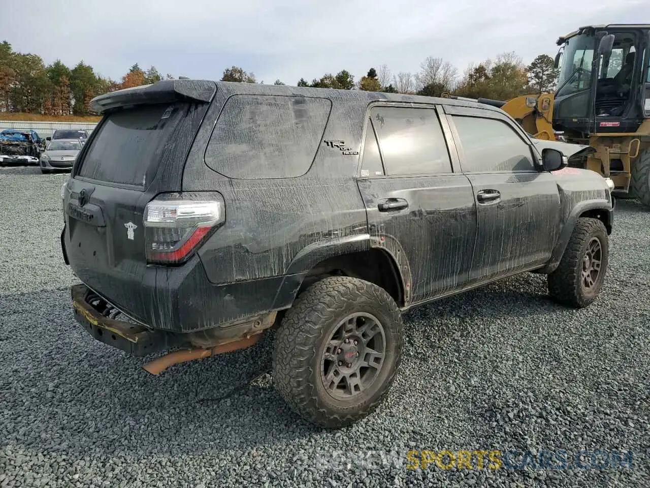 3 fotografías del automóvil dañado JTEBU5JR6K5687347 TOYOTA 4RUNNER 2019