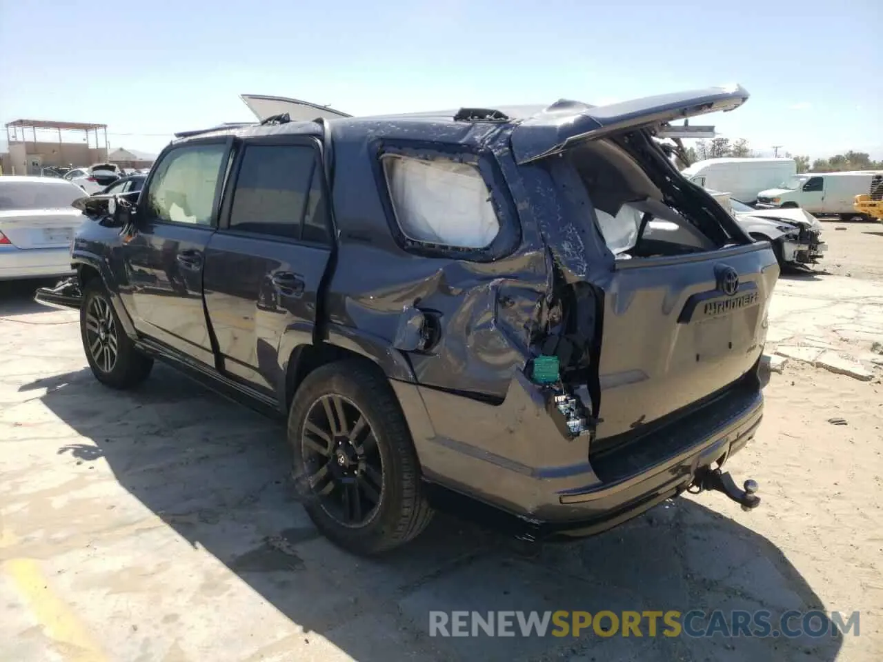 3 fotografías del automóvil dañado JTEBU5JR6K5695769 TOYOTA 4RUNNER 2019