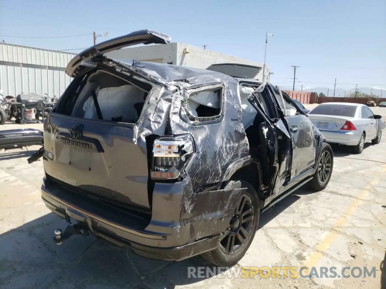 4 fotografías del automóvil dañado JTEBU5JR6K5695769 TOYOTA 4RUNNER 2019
