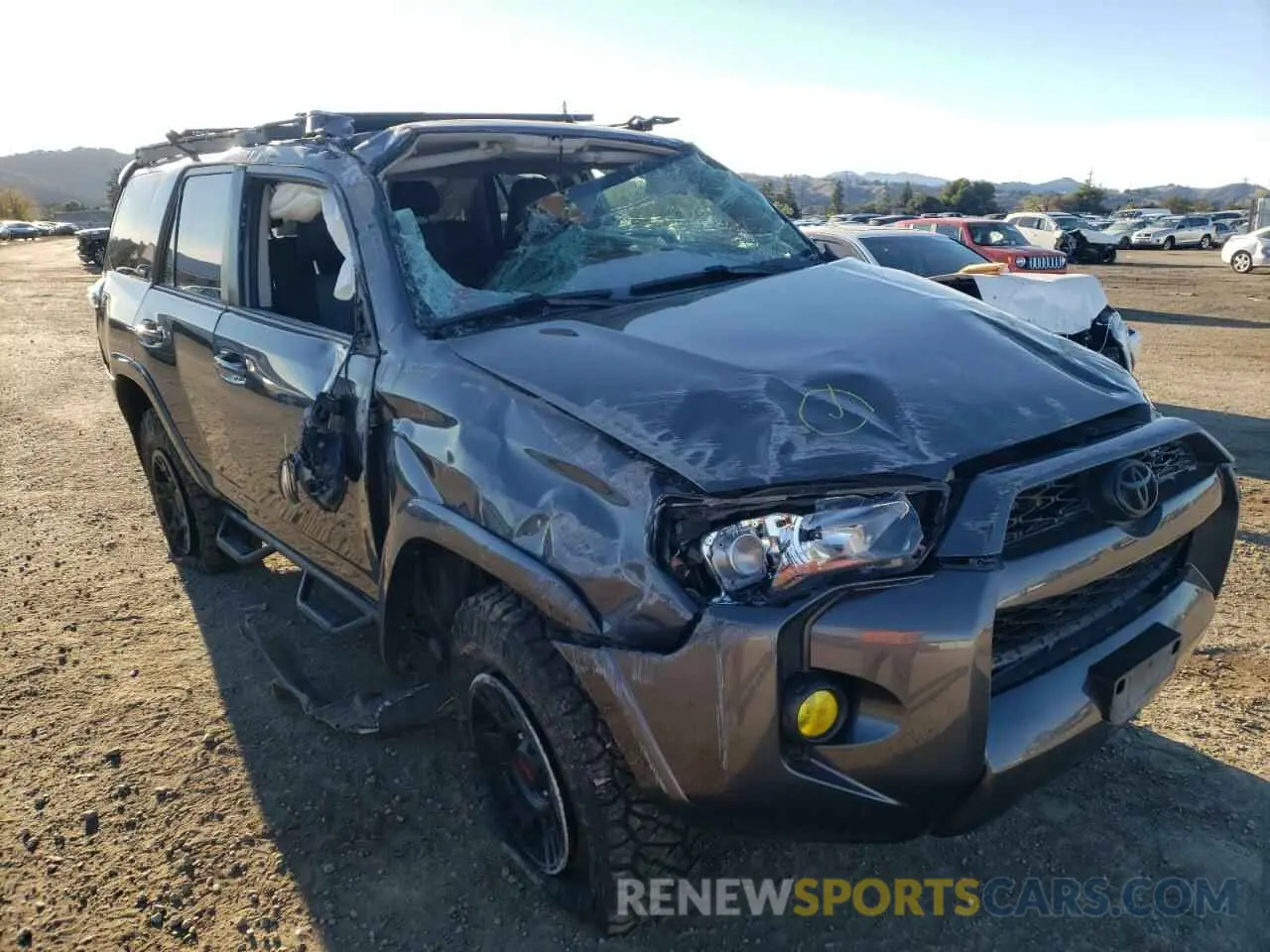 1 fotografías del automóvil dañado JTEBU5JR6K5703160 TOYOTA 4RUNNER 2019