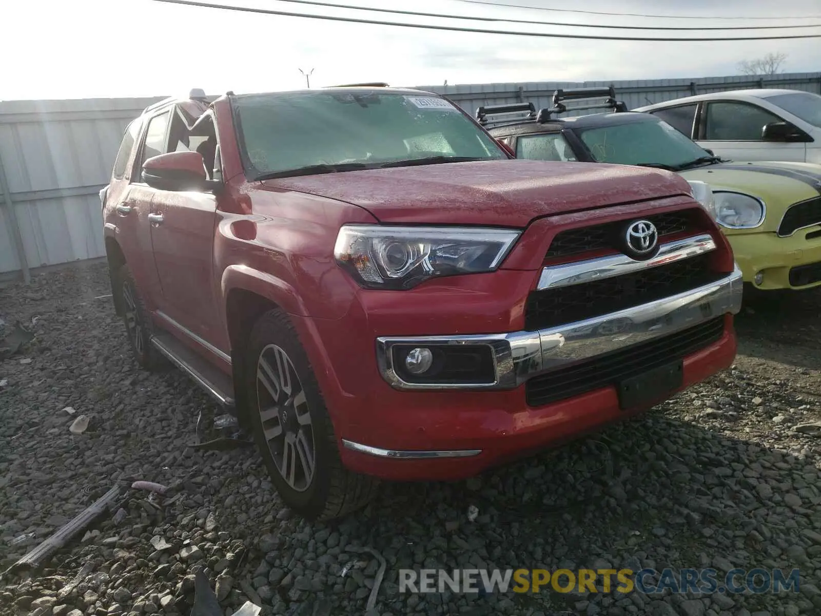 1 fotografías del automóvil dañado JTEBU5JR7K5614567 TOYOTA 4RUNNER 2019