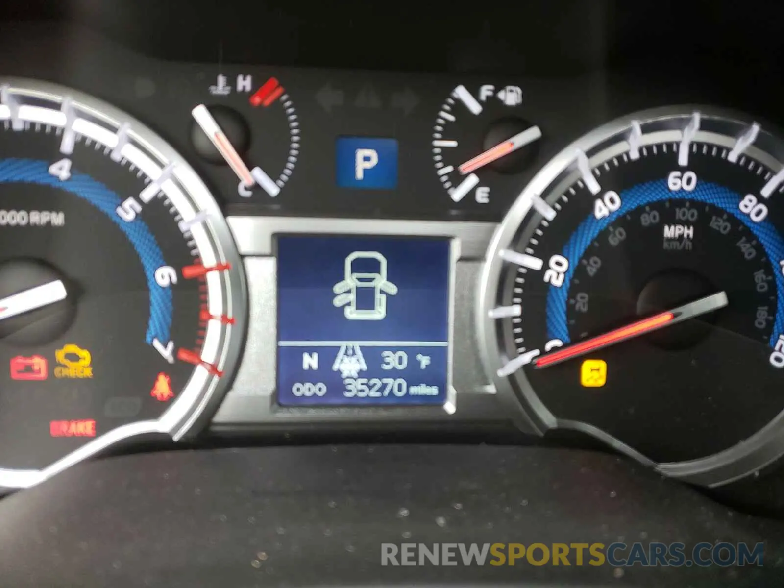 8 fotografías del automóvil dañado JTEBU5JR7K5614567 TOYOTA 4RUNNER 2019