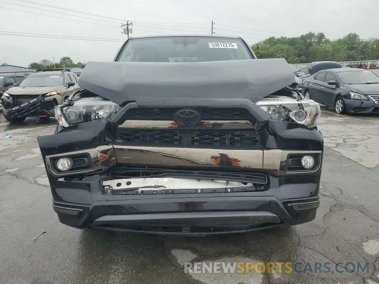 5 fotografías del automóvil dañado JTEBU5JR7K5623365 TOYOTA 4RUNNER 2019
