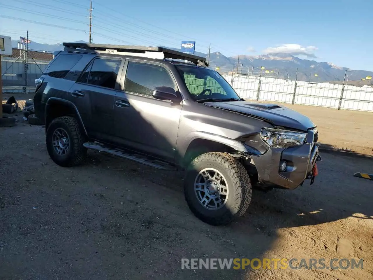 4 fotografías del automóvil dañado JTEBU5JR7K5633443 TOYOTA 4RUNNER 2019