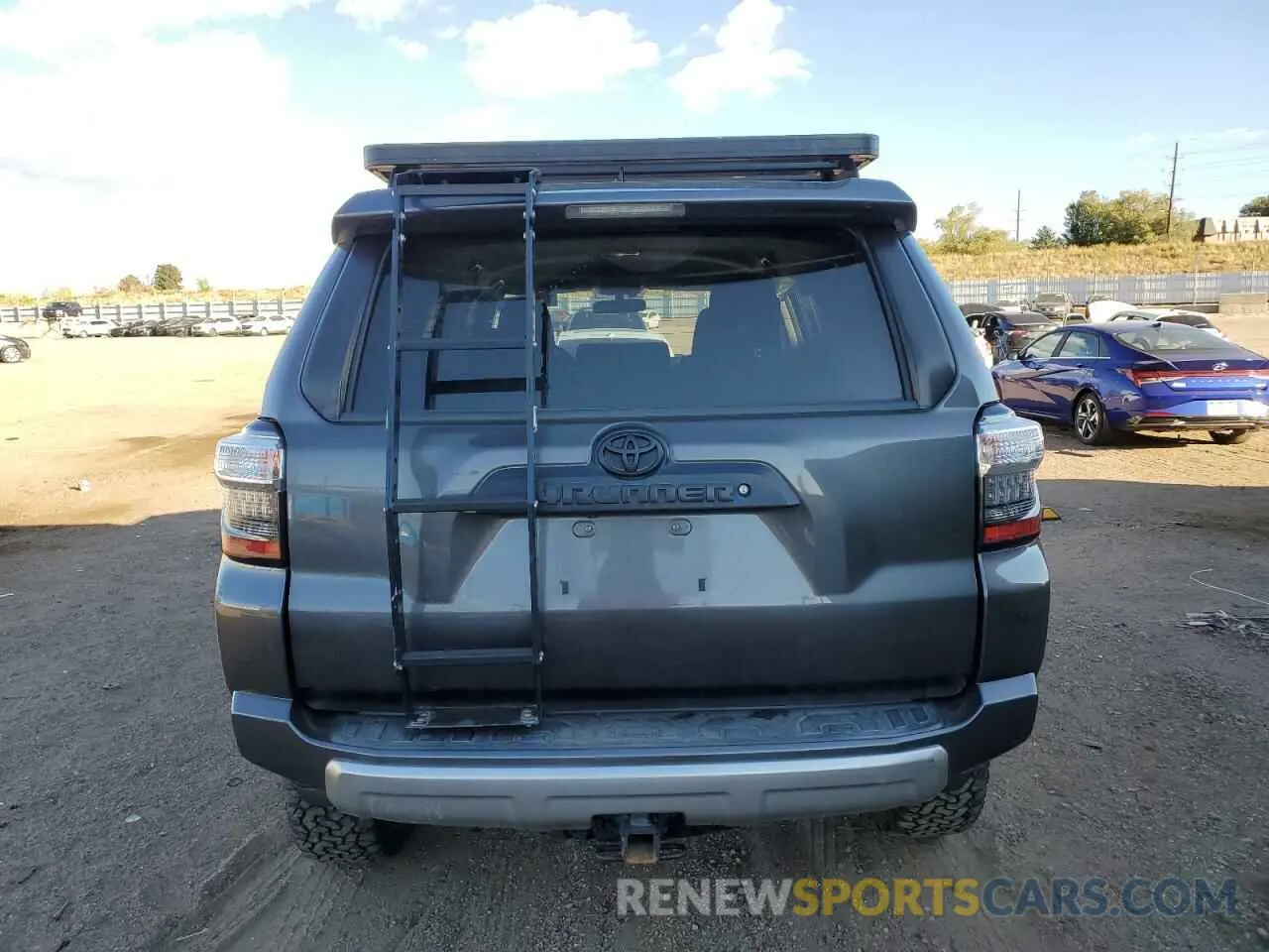 6 fotografías del automóvil dañado JTEBU5JR7K5633443 TOYOTA 4RUNNER 2019