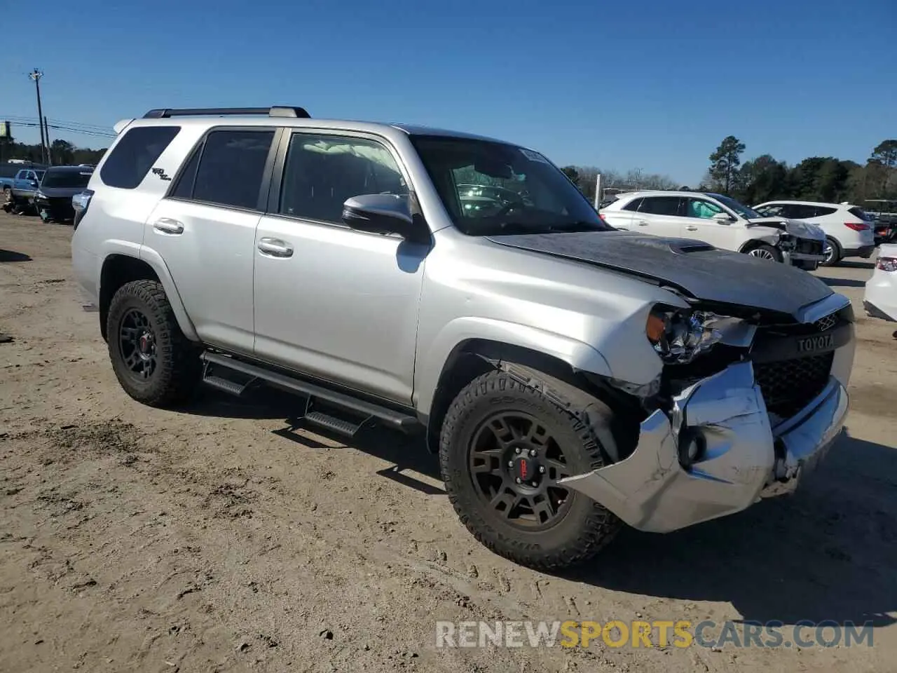 4 fotografías del automóvil dañado JTEBU5JR7K5648248 TOYOTA 4RUNNER 2019