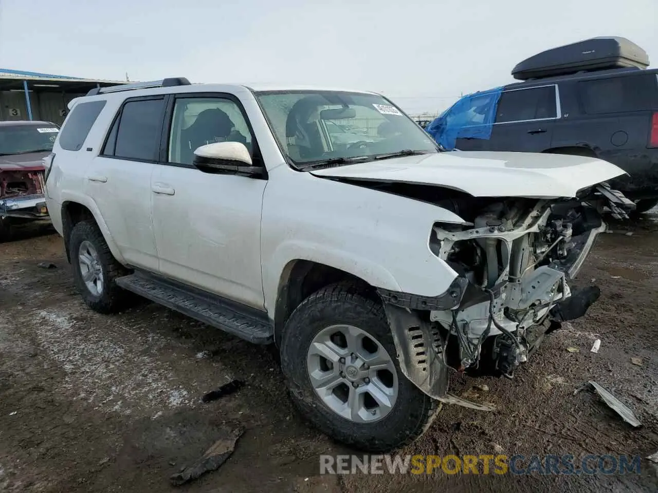 4 fotografías del automóvil dañado JTEBU5JR7K5680472 TOYOTA 4RUNNER 2019