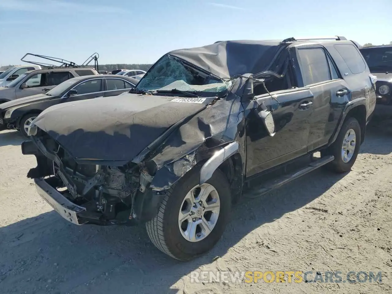 1 fotografías del automóvil dañado JTEBU5JR7K5682335 TOYOTA 4RUNNER 2019