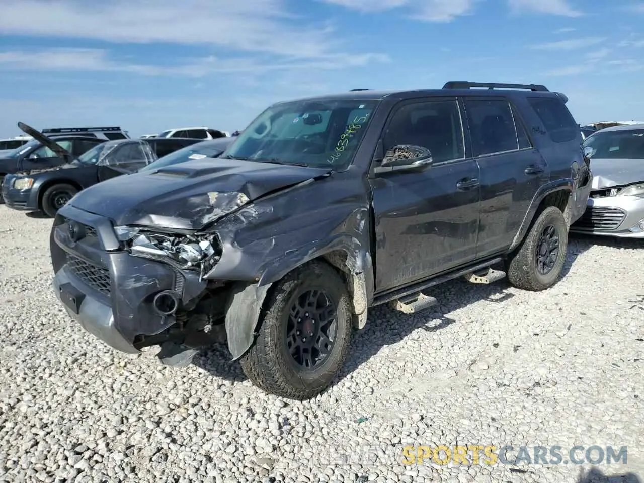 1 fotografías del automóvil dañado JTEBU5JR7K5697448 TOYOTA 4RUNNER 2019