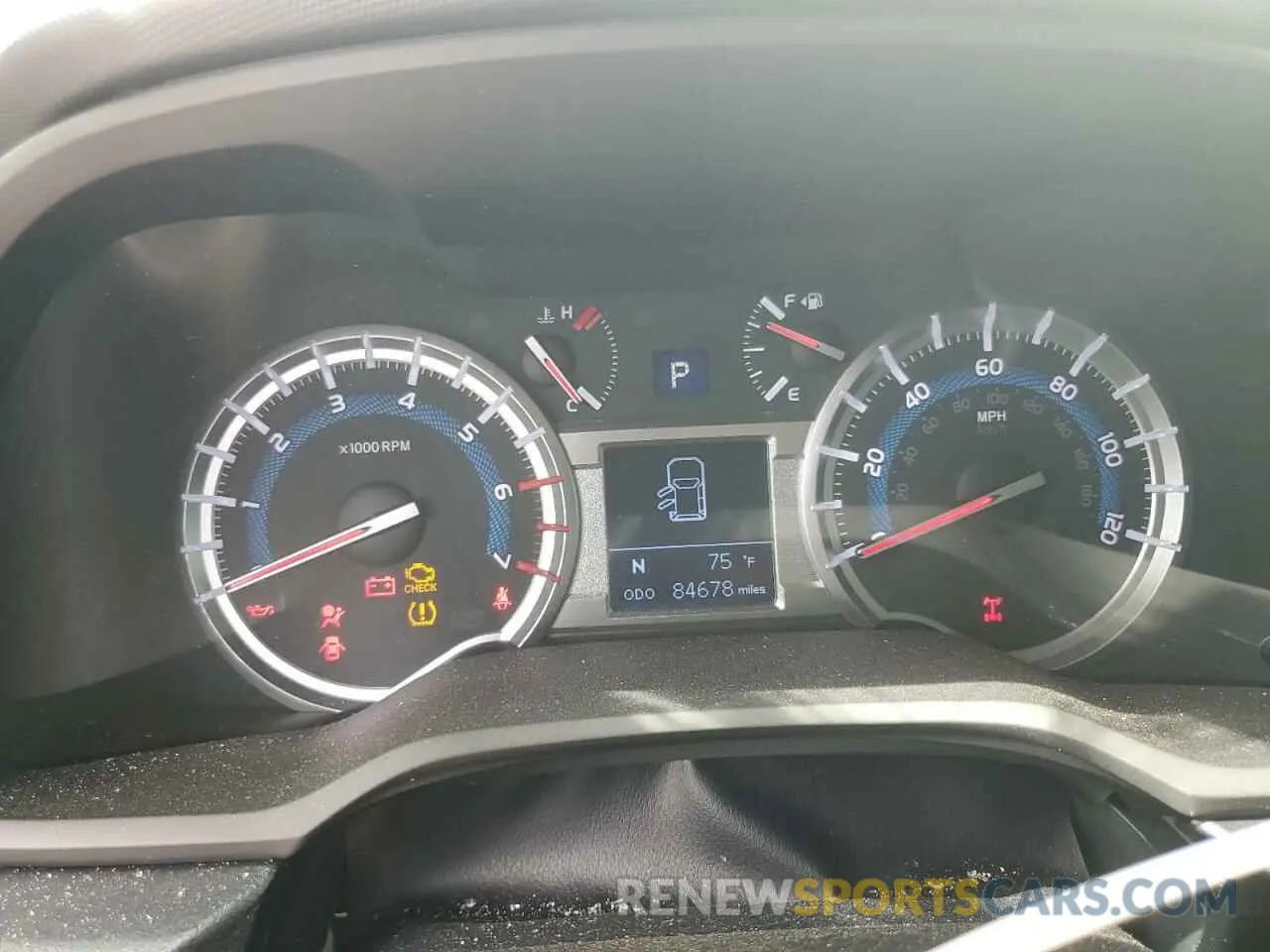 9 fotografías del automóvil dañado JTEBU5JR7K5703538 TOYOTA 4RUNNER 2019