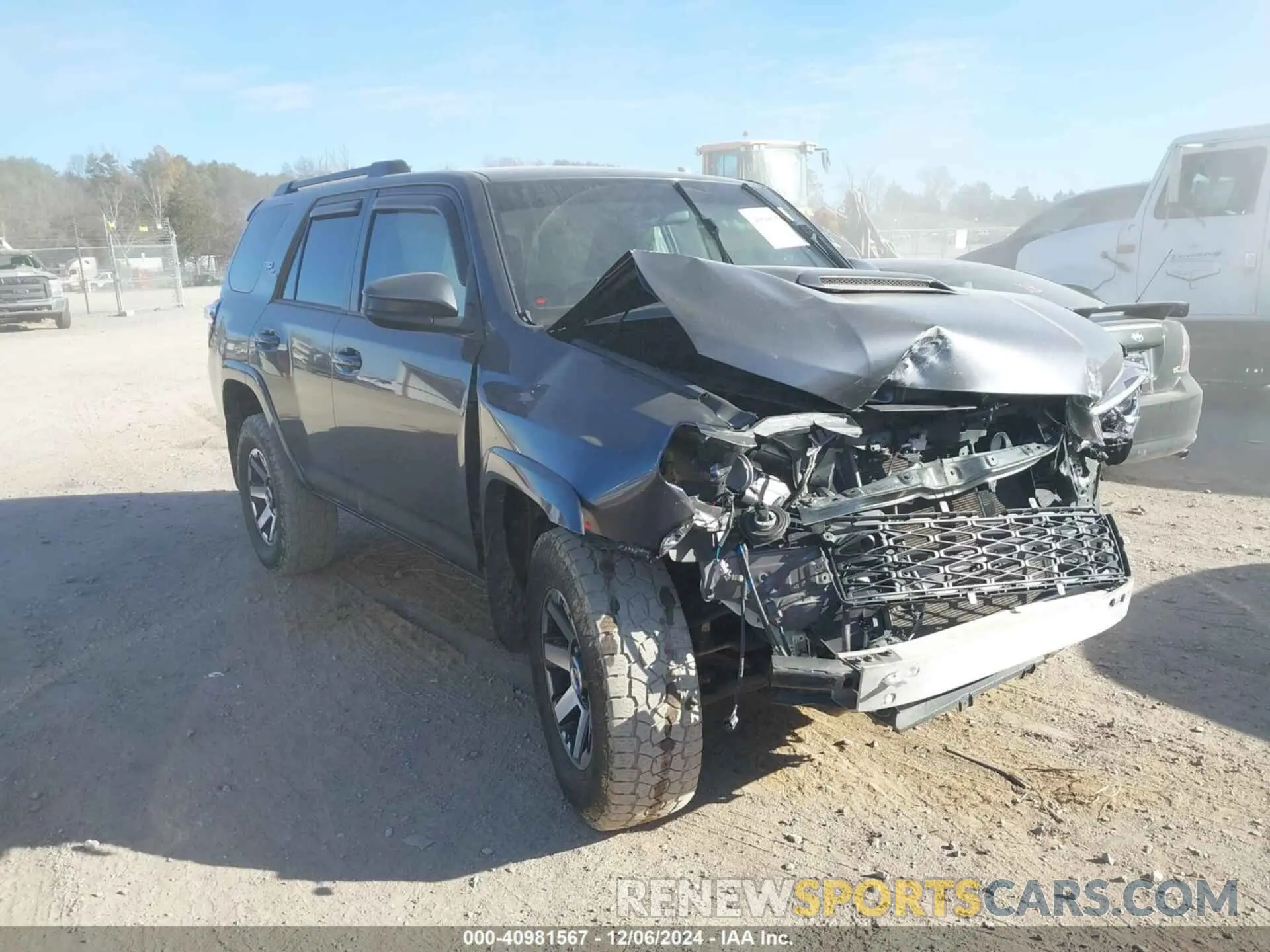 1 fotografías del automóvil dañado JTEBU5JR7K5720842 TOYOTA 4RUNNER 2019