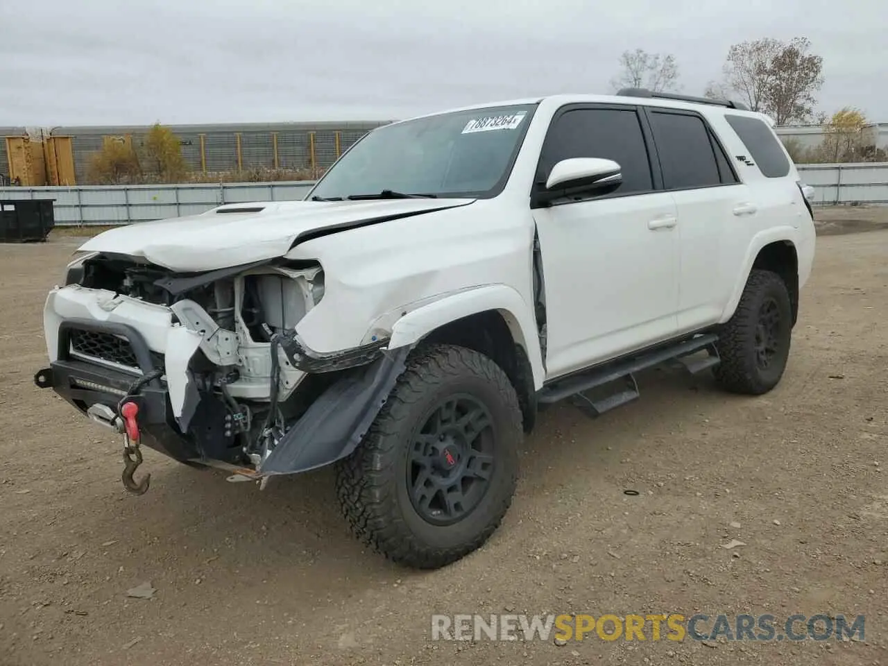 1 fotografías del automóvil dañado JTEBU5JR7K5730240 TOYOTA 4RUNNER 2019