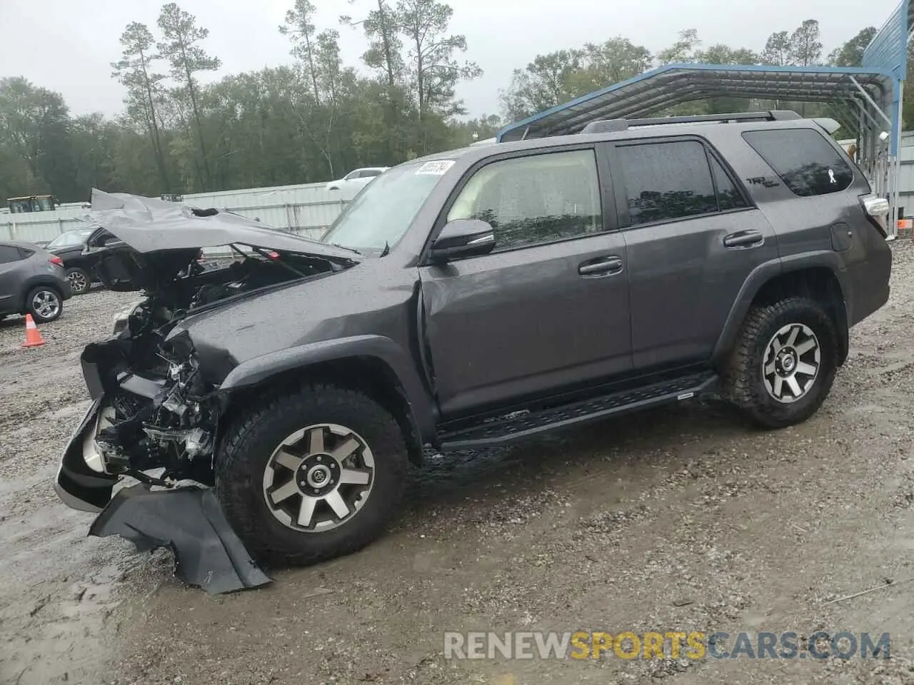 1 fotografías del automóvil dañado JTEBU5JR8K5610916 TOYOTA 4RUNNER 2019