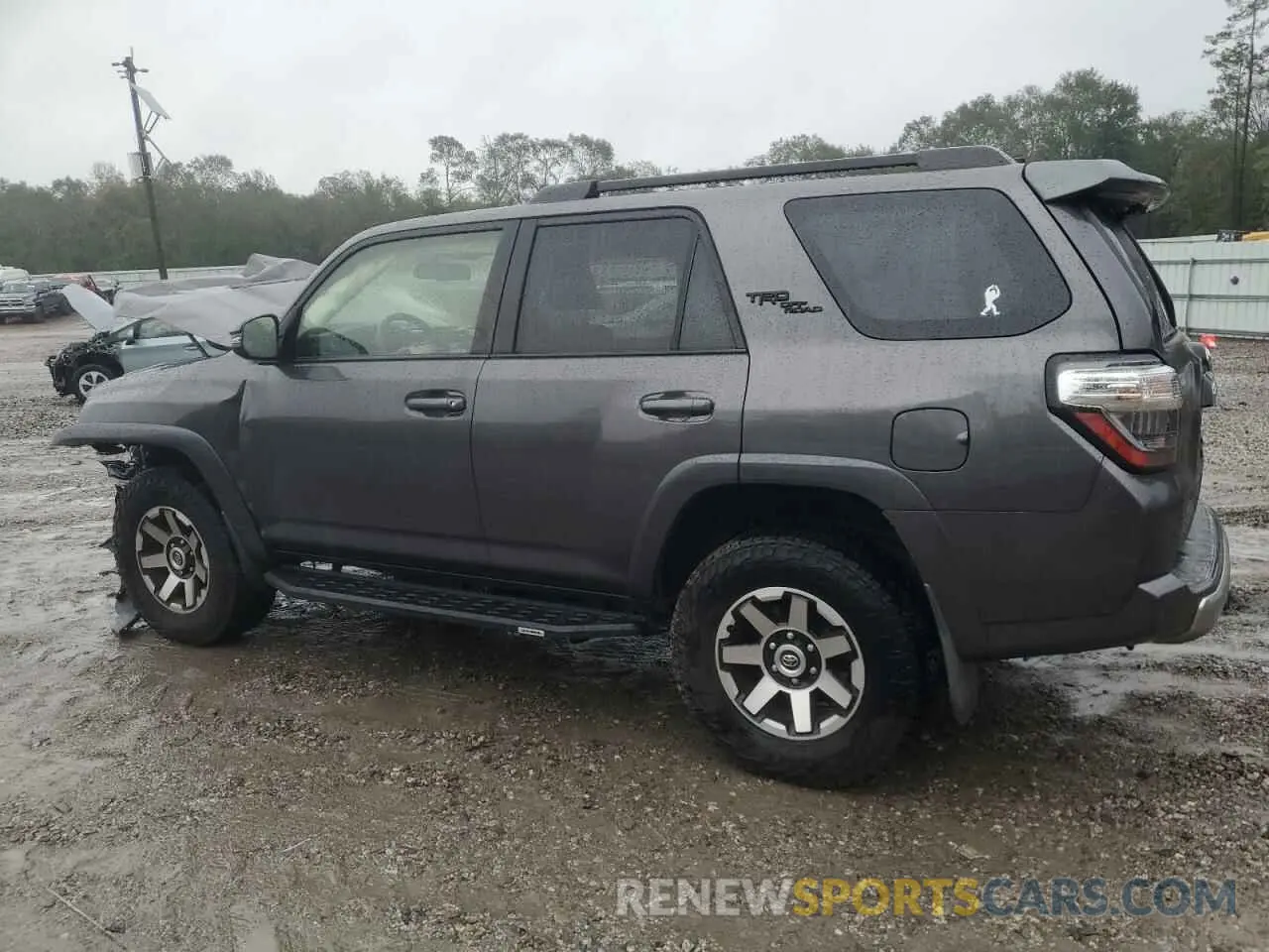 2 fotografías del automóvil dañado JTEBU5JR8K5610916 TOYOTA 4RUNNER 2019