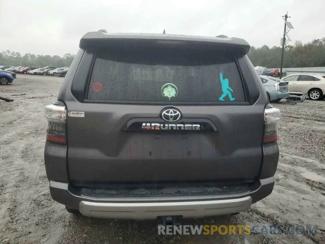 6 fotografías del automóvil dañado JTEBU5JR8K5610916 TOYOTA 4RUNNER 2019