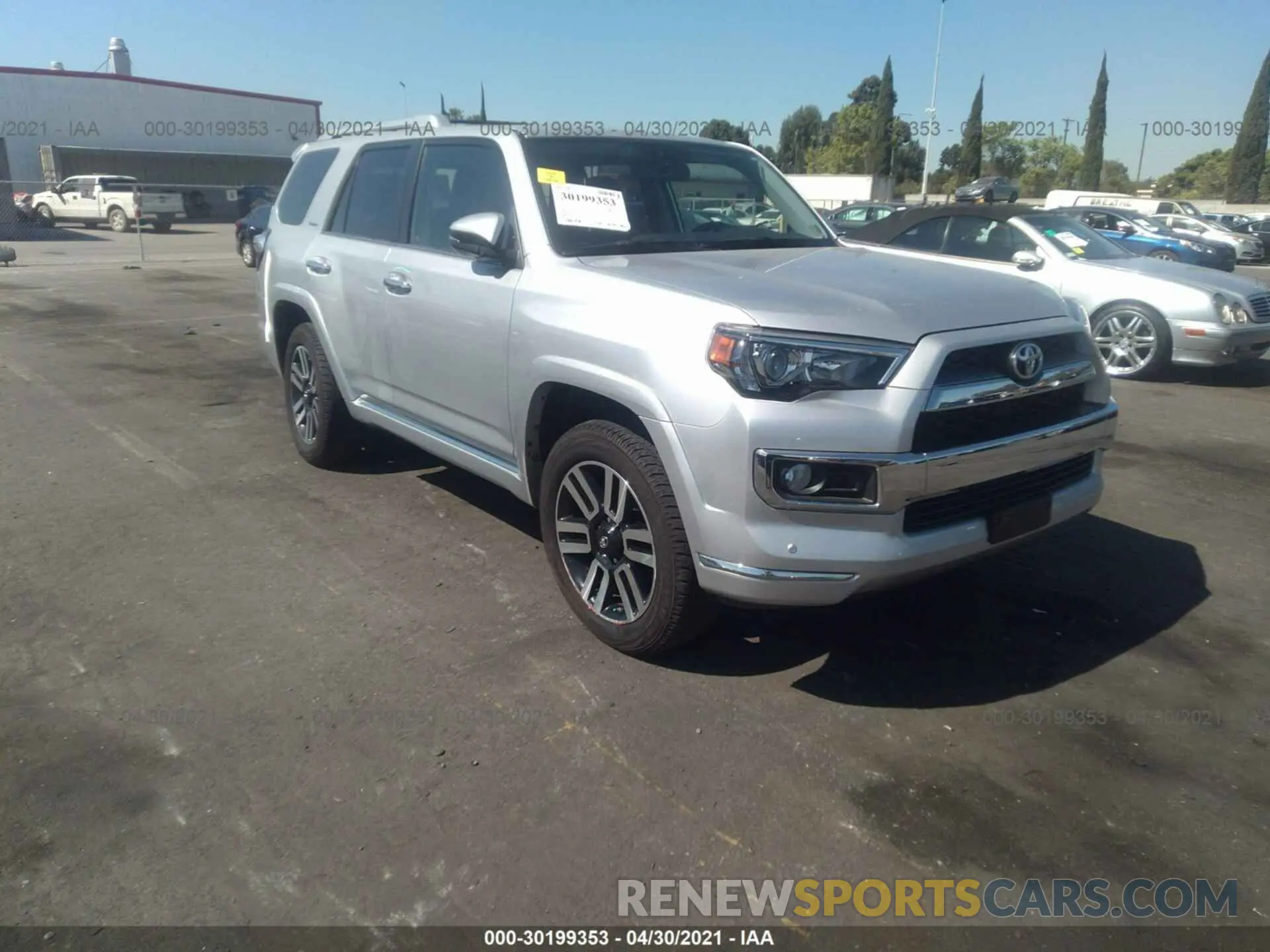 1 fotografías del automóvil dañado JTEBU5JR8K5638232 TOYOTA 4RUNNER 2019