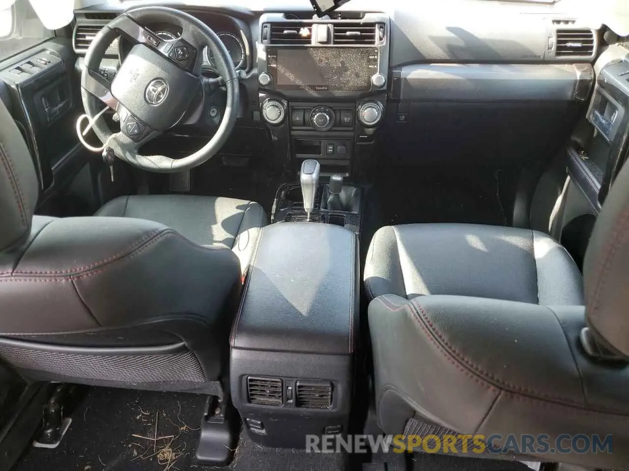 8 fotografías del automóvil dañado JTEBU5JR8K5648873 TOYOTA 4RUNNER 2019
