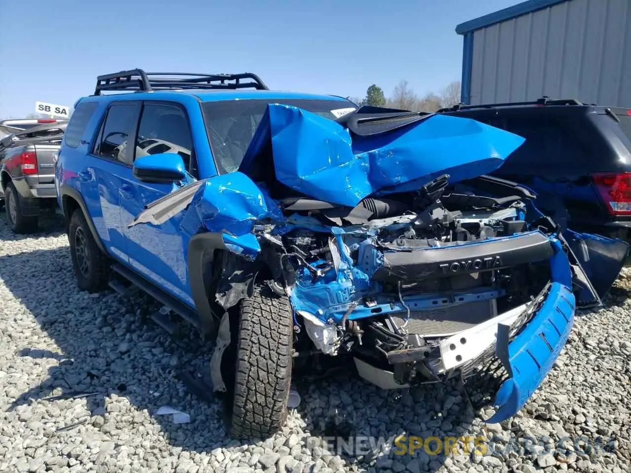 1 fotografías del automóvil dañado JTEBU5JR8K5654771 TOYOTA 4RUNNER 2019