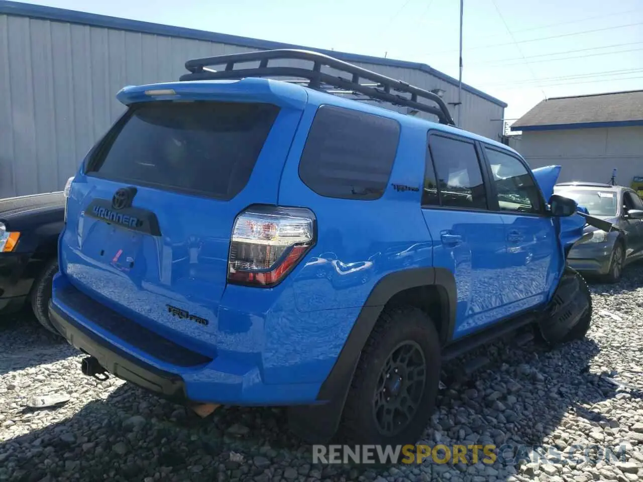 4 fotografías del automóvil dañado JTEBU5JR8K5654771 TOYOTA 4RUNNER 2019
