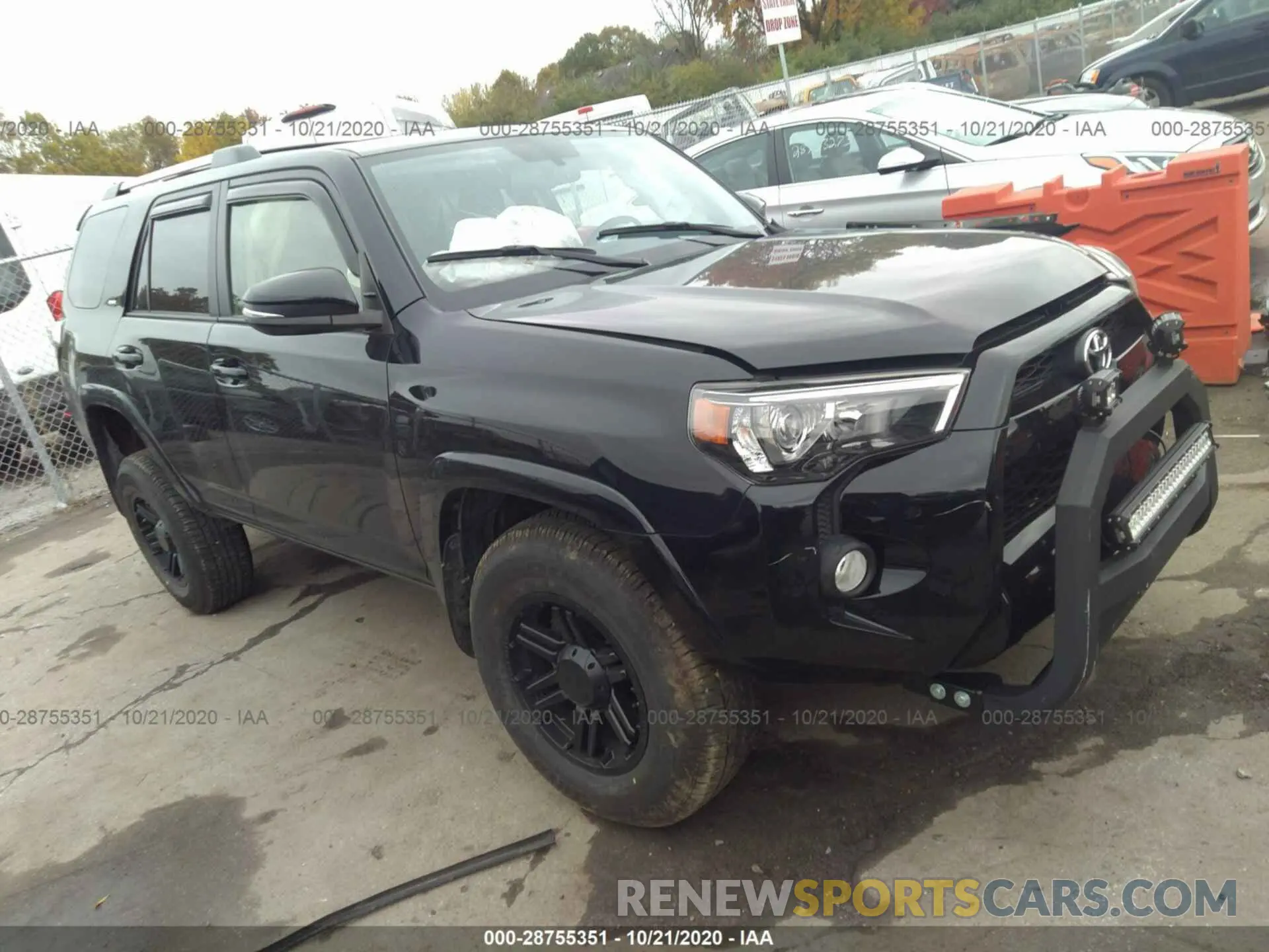 1 fotografías del automóvil dañado JTEBU5JR8K5660358 TOYOTA 4RUNNER 2019